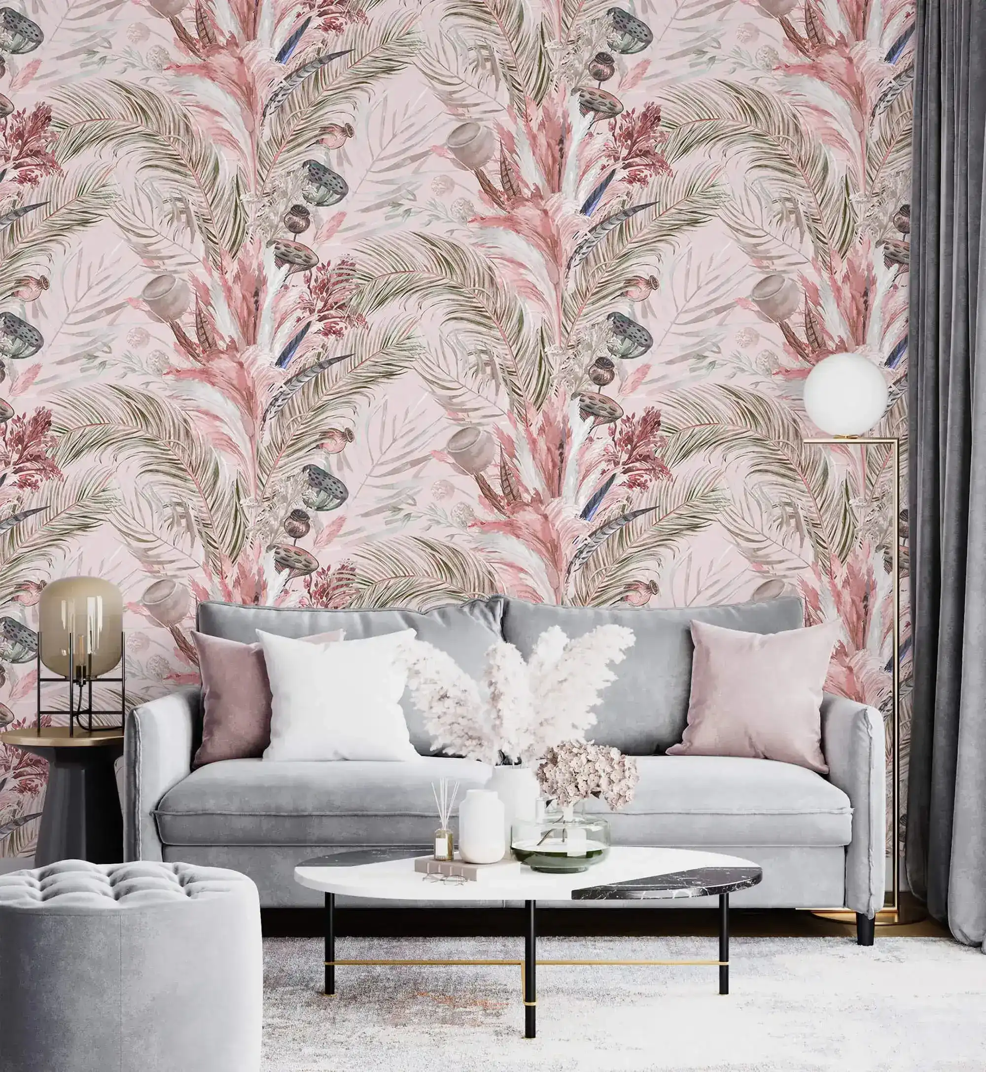 Pink Tropic Breeze Wallpaper - Image 2