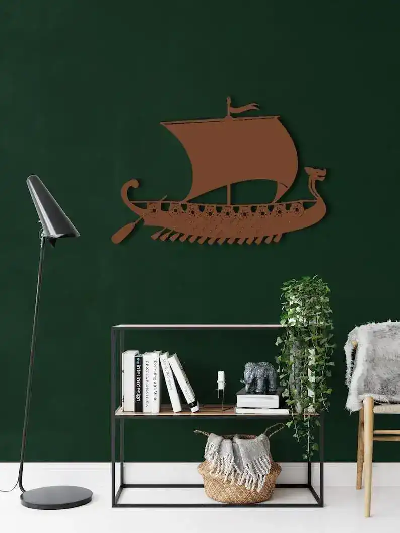 Pirate Ship Metal Wall Decor - Image 3