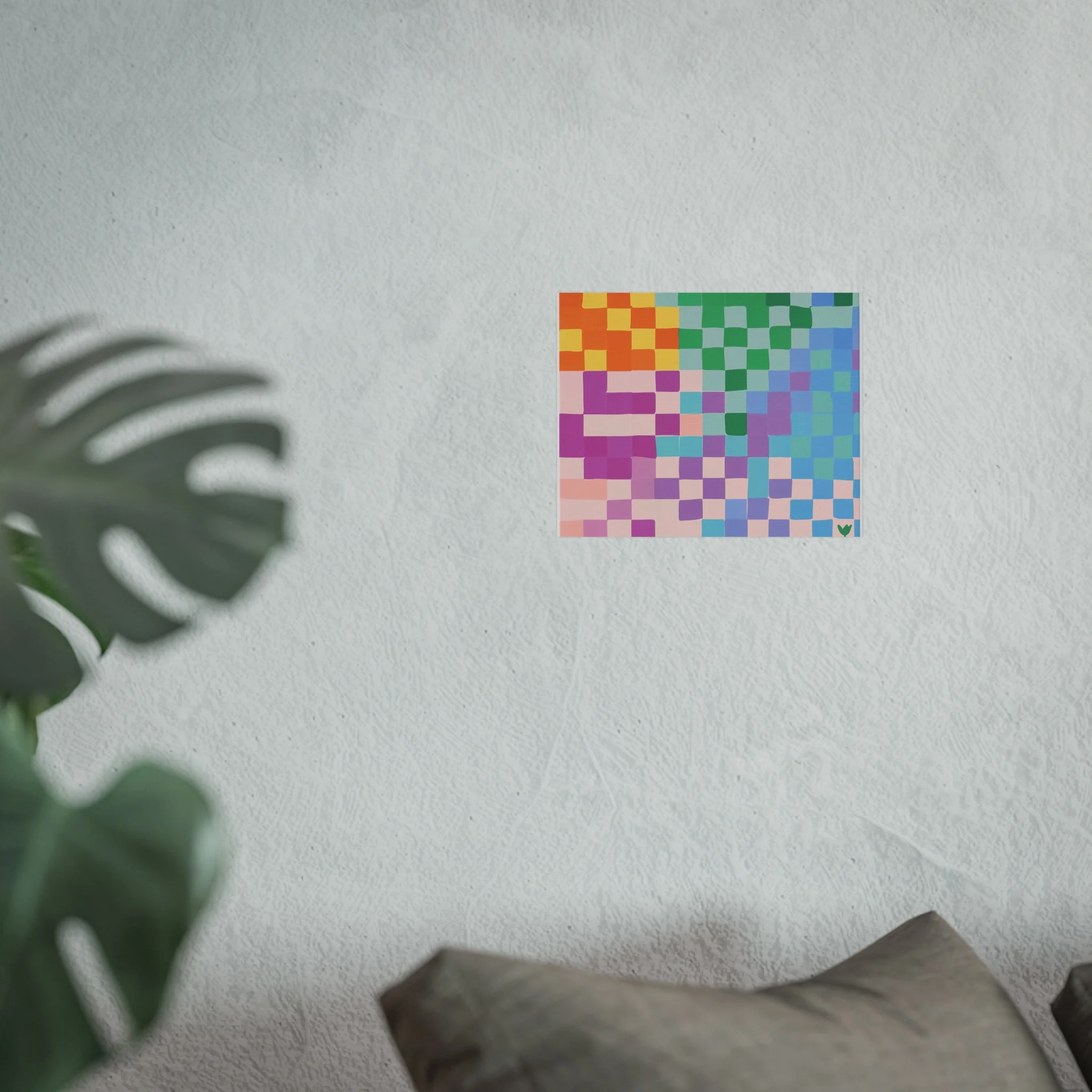 Pixel Bloom Mosaic Fine Art Poster - Image 19