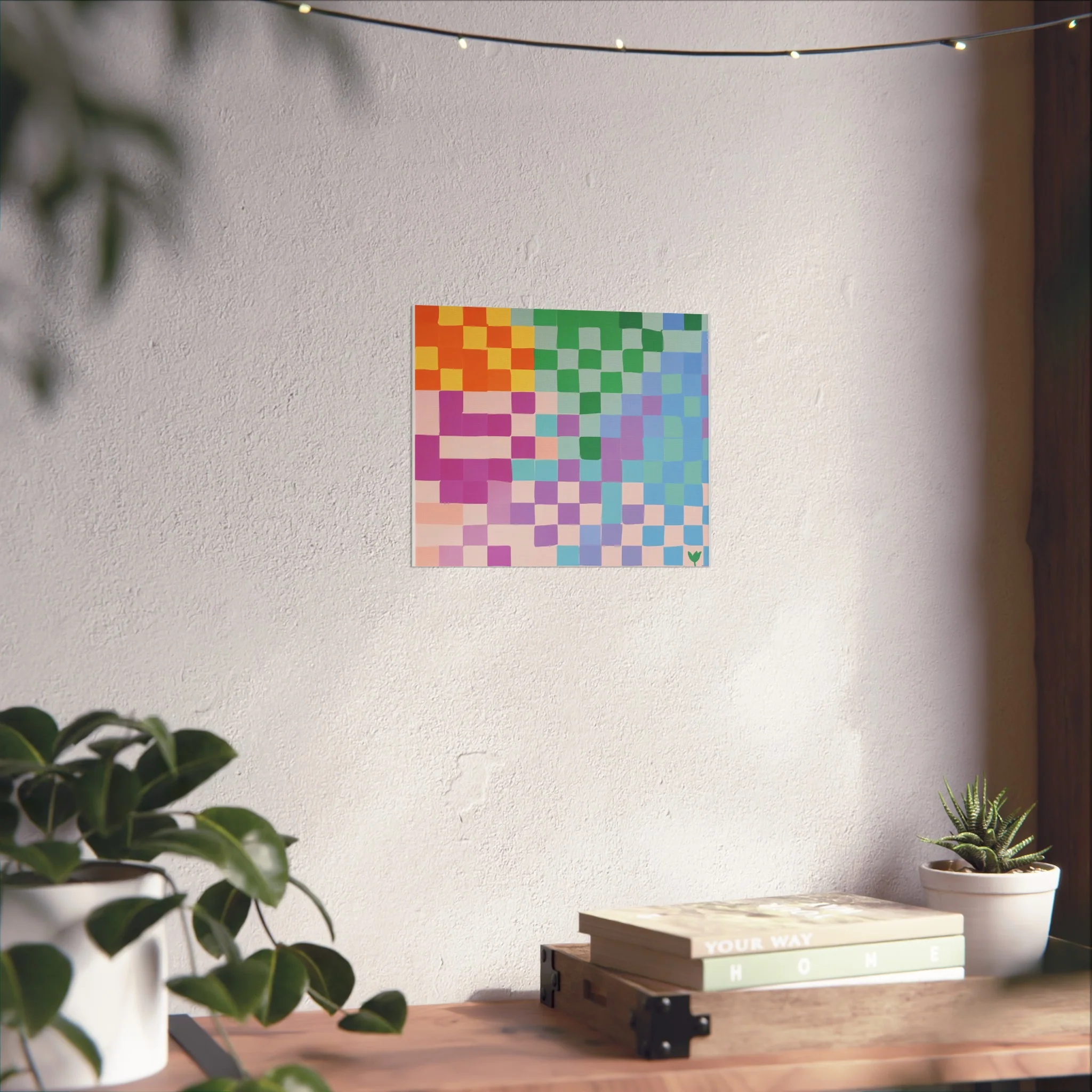 Pixel Bloom Mosaic Fine Art Poster - Image 22