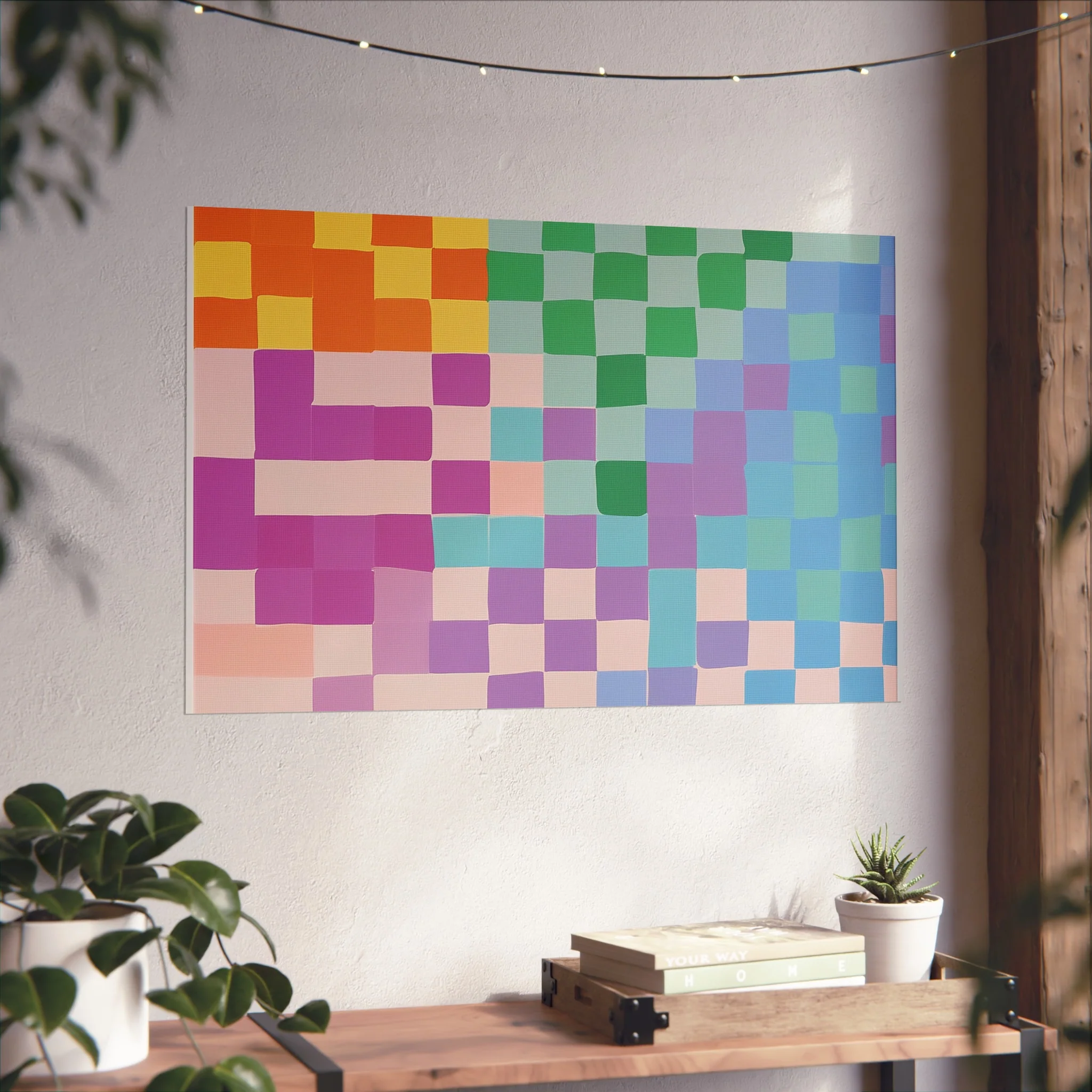 Pixel Bloom Mosaic Fine Art Poster - Image 42