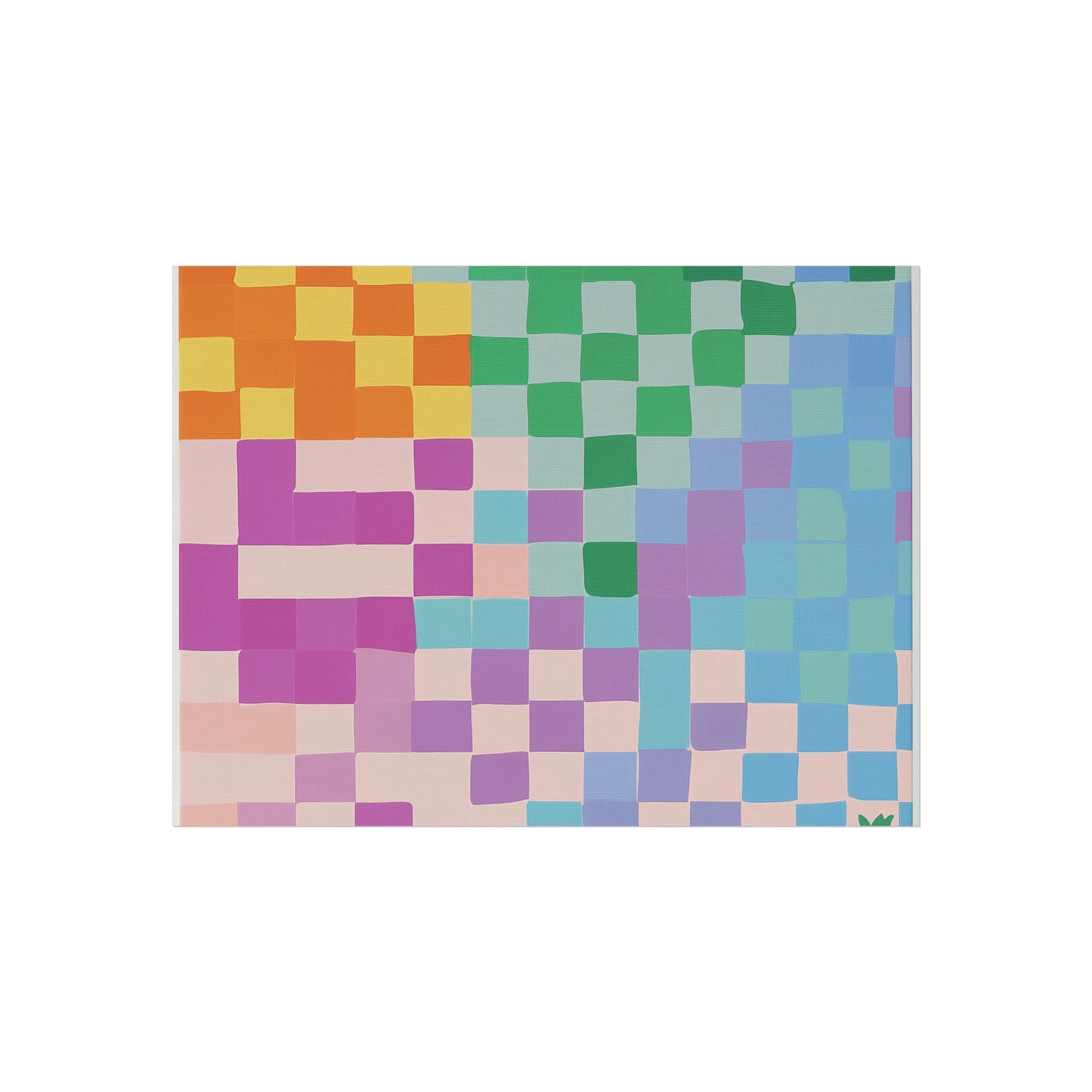Pixel Bloom Mosaic Fine Art Poster - Image 5