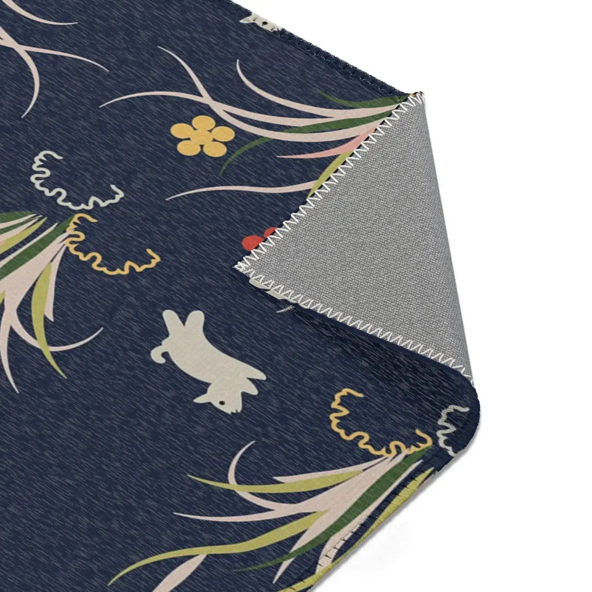 Playful Bunny Meadow Accent Rug - Image 5