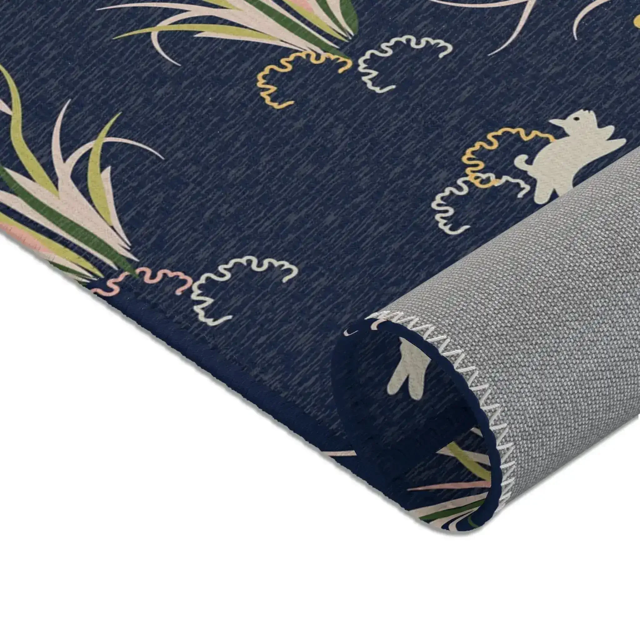 Playful Bunny Meadow Accent Rug - Image 7