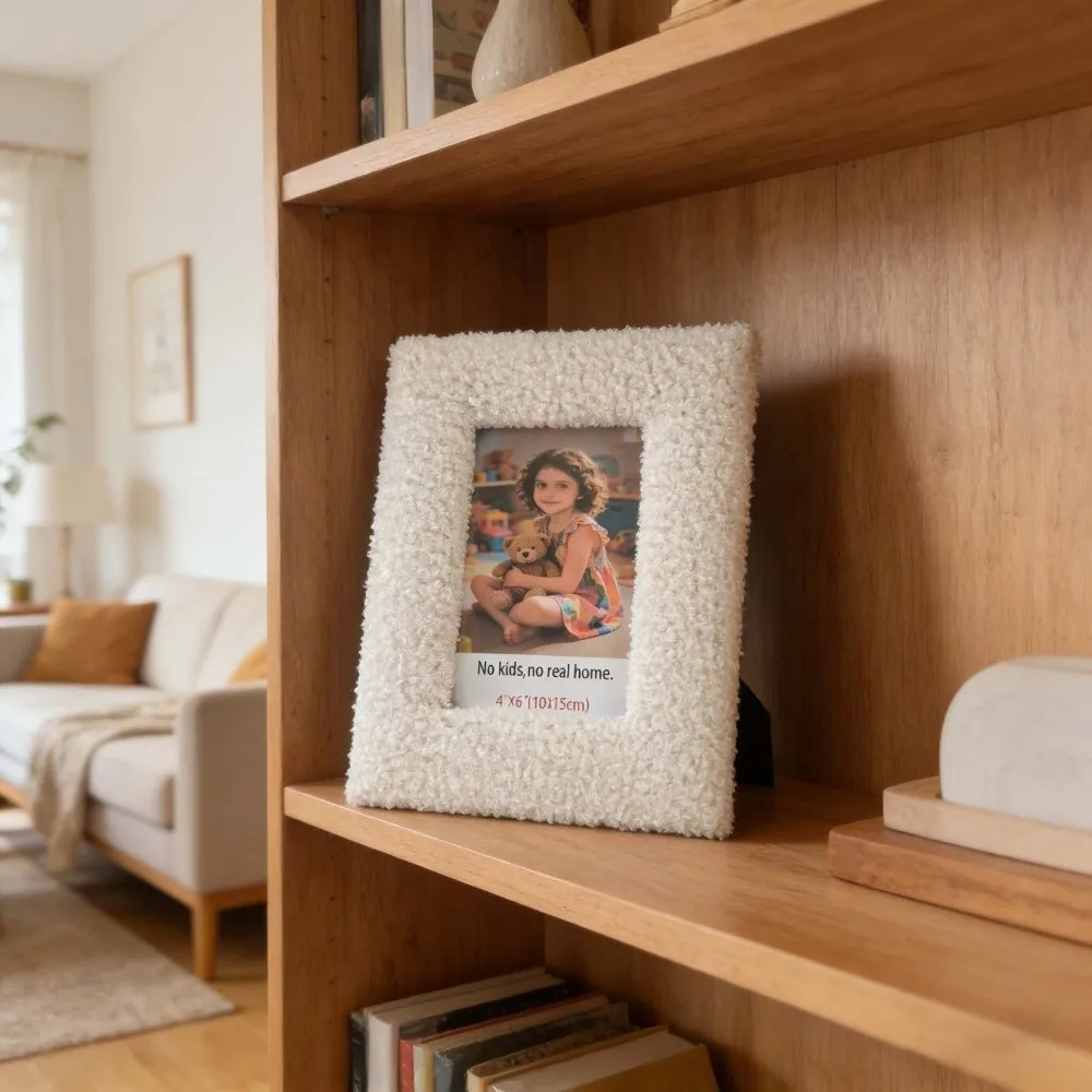 Plush Faux Fur Photo Frame - Image 3