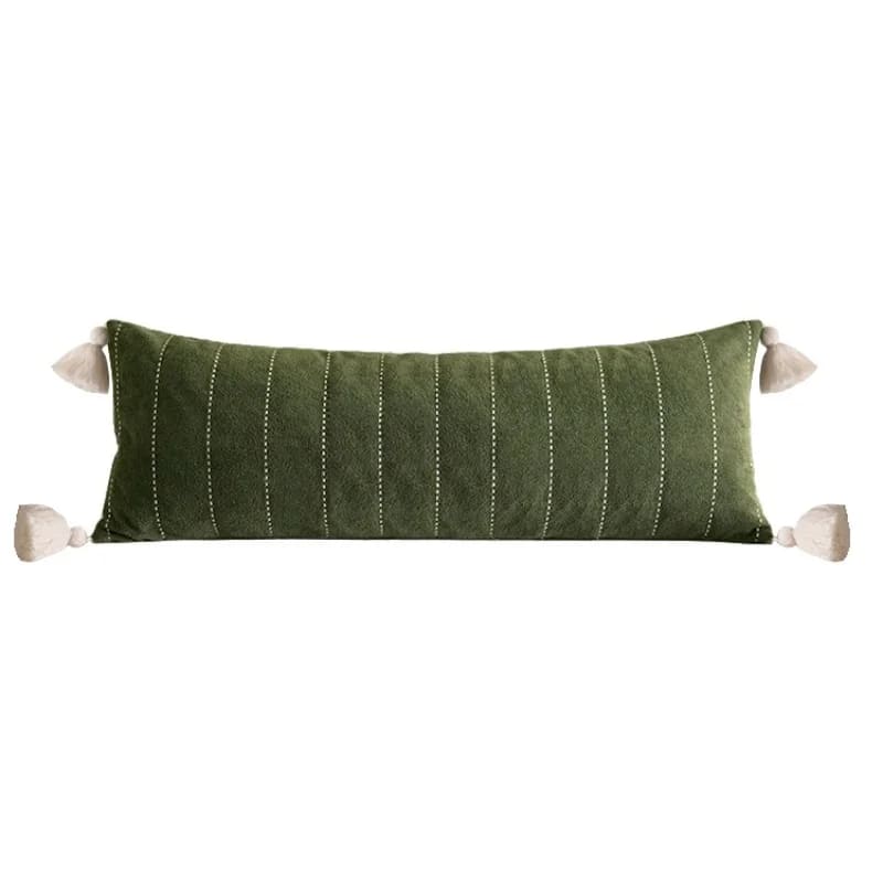 Plush Velvet Tassel Pillow Cover - Image 9