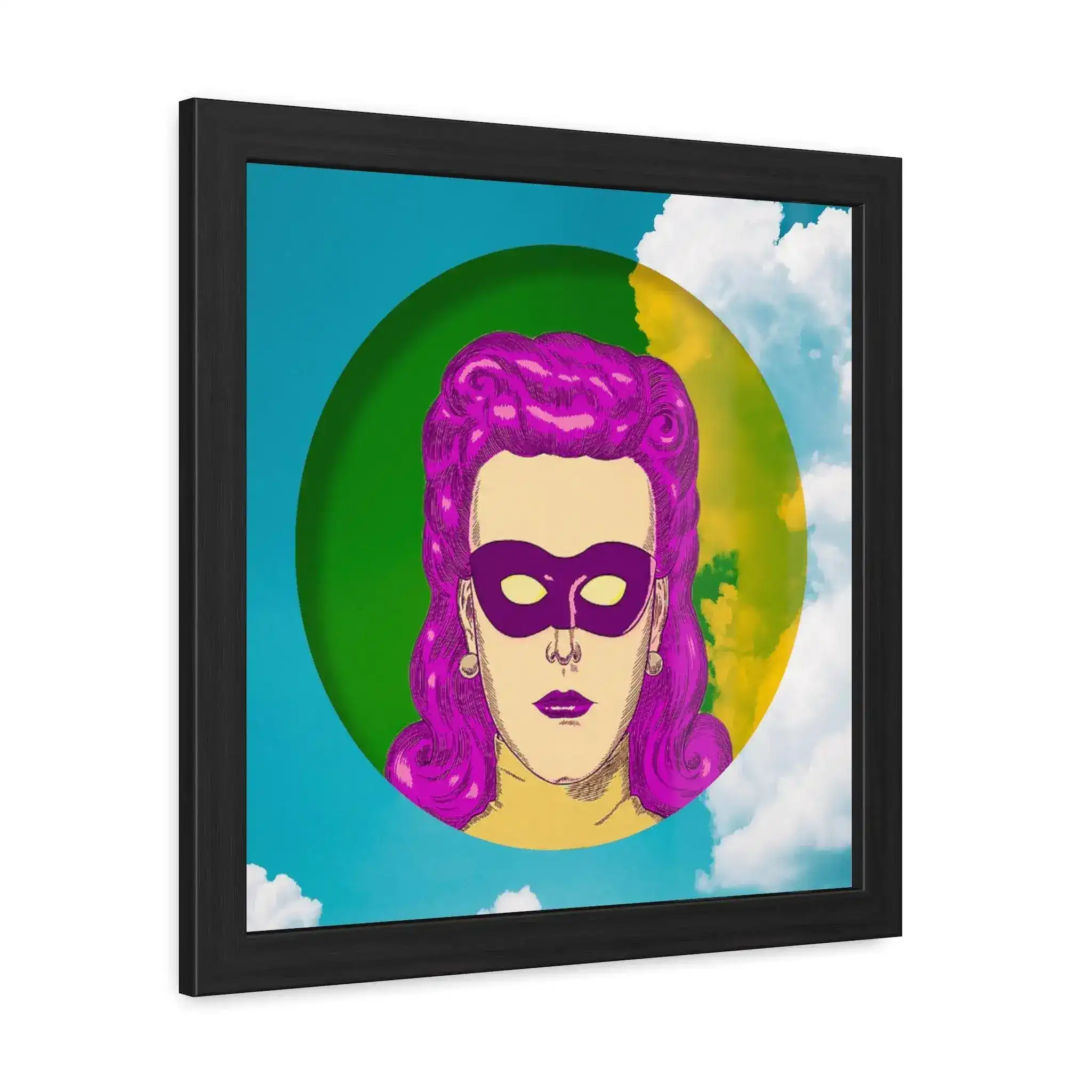 Pop Lady Masquerade Framed Poster Wall Art - Image 8