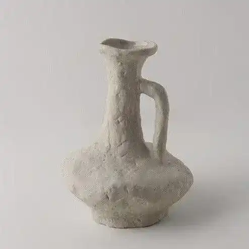 Primitive Ceramic Flower Vase - Image 11