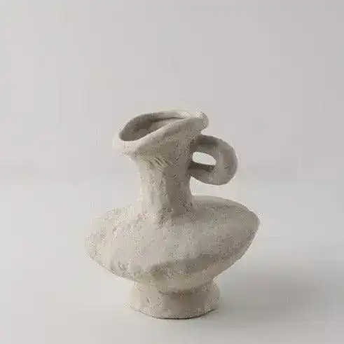 Primitive Ceramic Flower Vase - Image 14