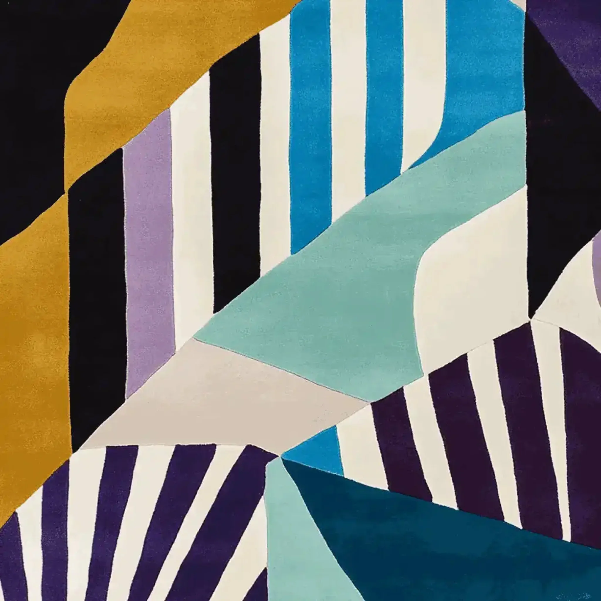 Prism Mirage Field Hand Tufted Rug - Image 5