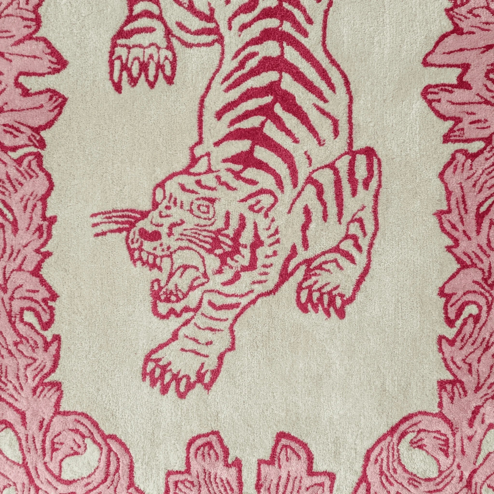 Prowess in Pink Garden Hand-Tufted Rug 4 x 6 ft - Image 5