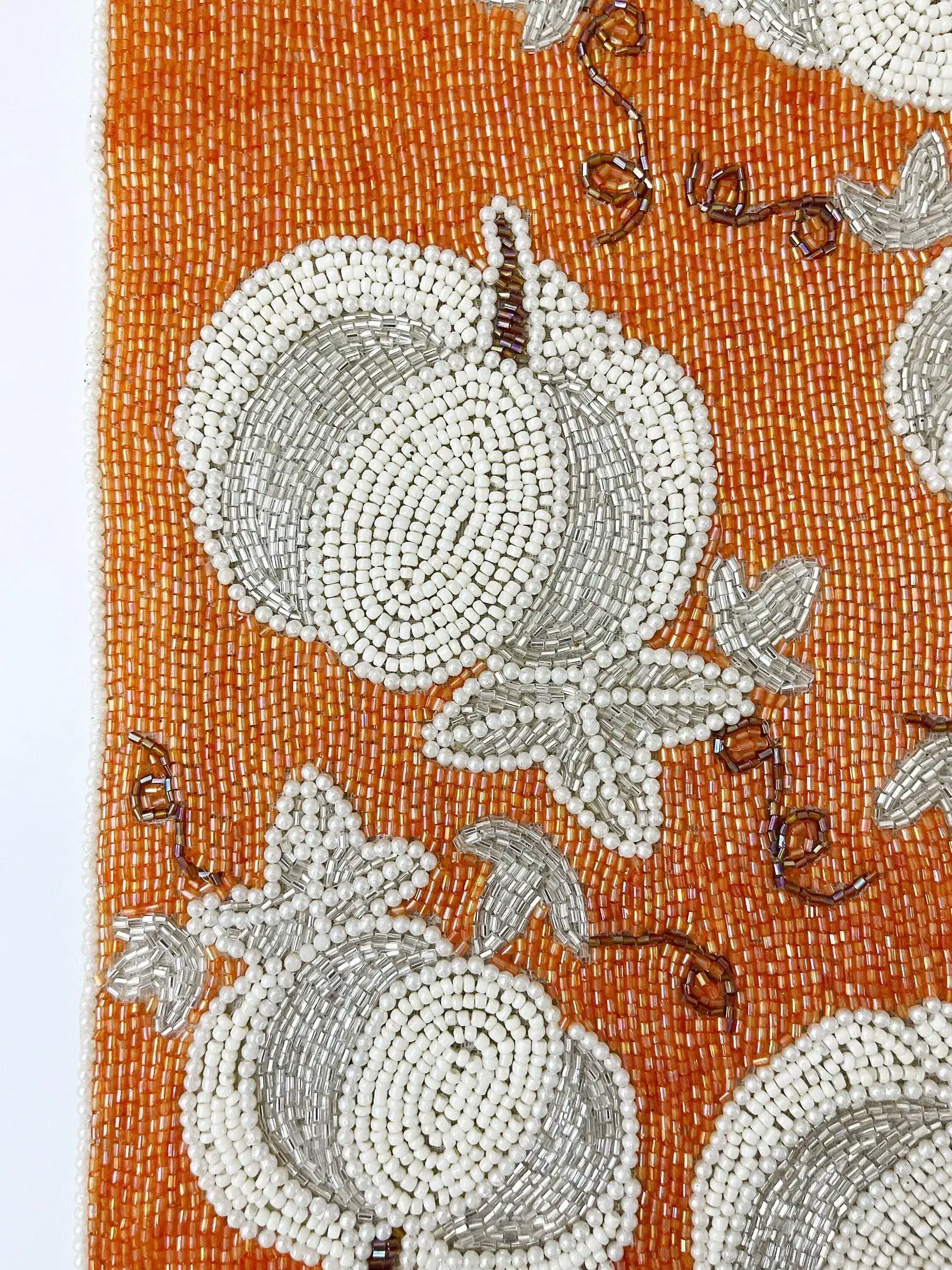 Pumpkins Orange Beaded Table Runner - Image 9