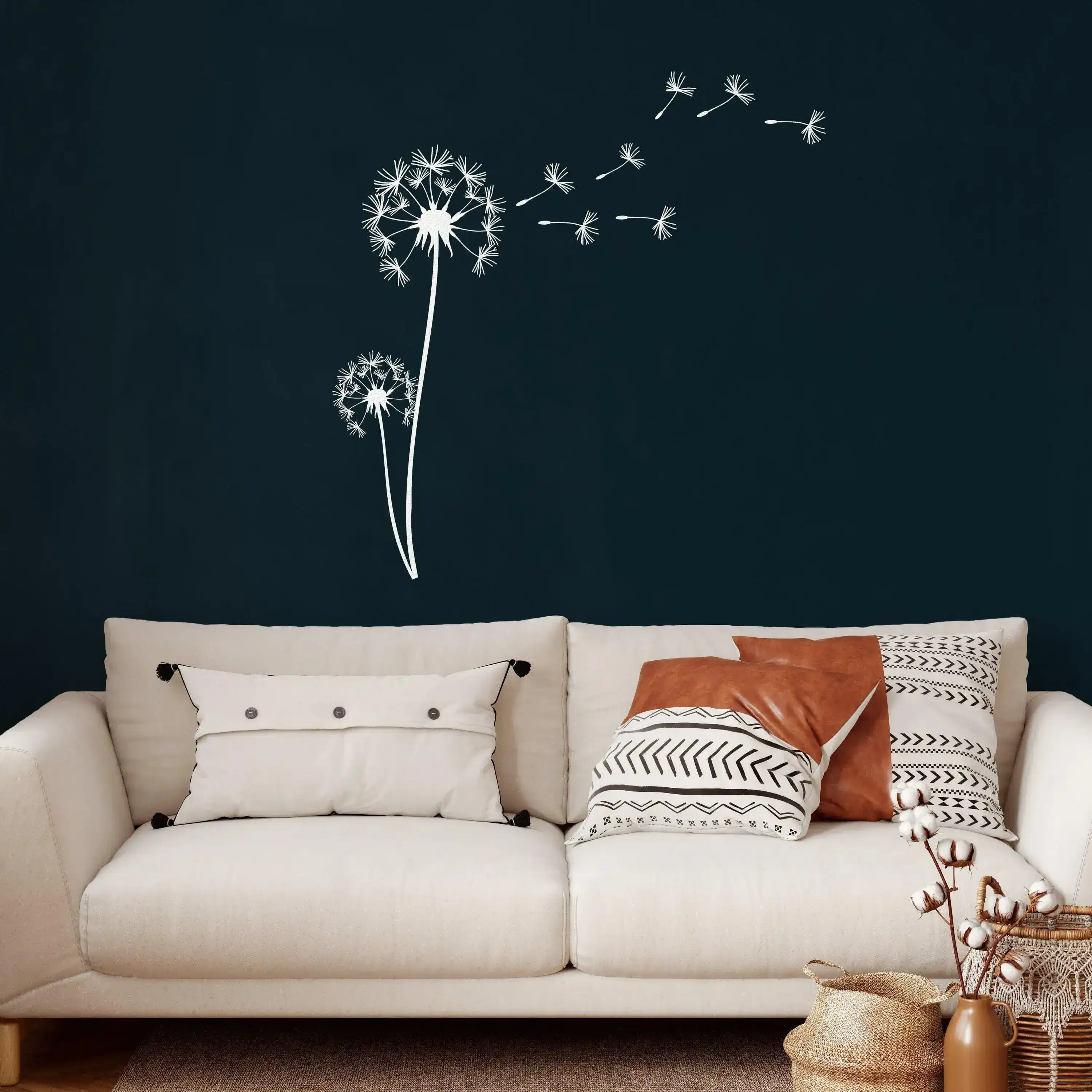 Pusteblume with Flying Seeds Metal Wall Hanging Decor - Image 8
