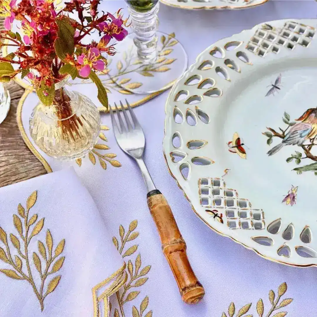 Radiant Leaf Borders Placemats - Image 2