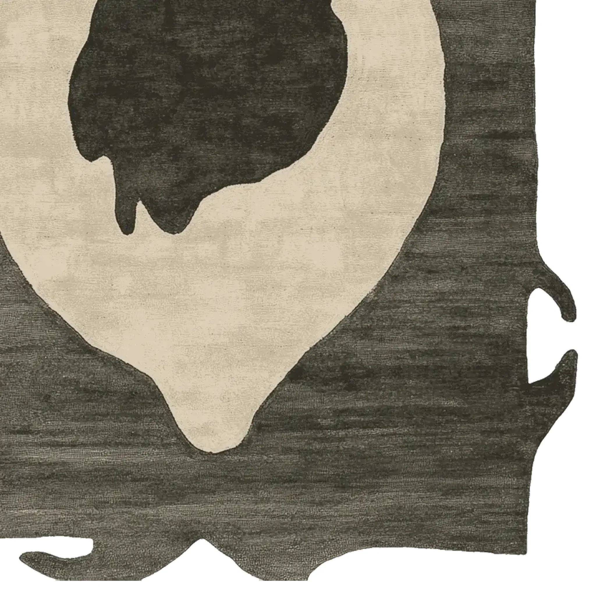 Raw Edge Totem Hand Tufted Rug - Image 5