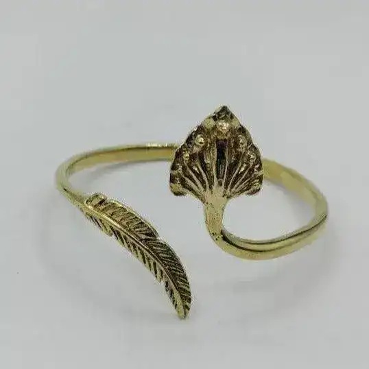 Recycled Bullet Brass Naga Bangle - Image 3