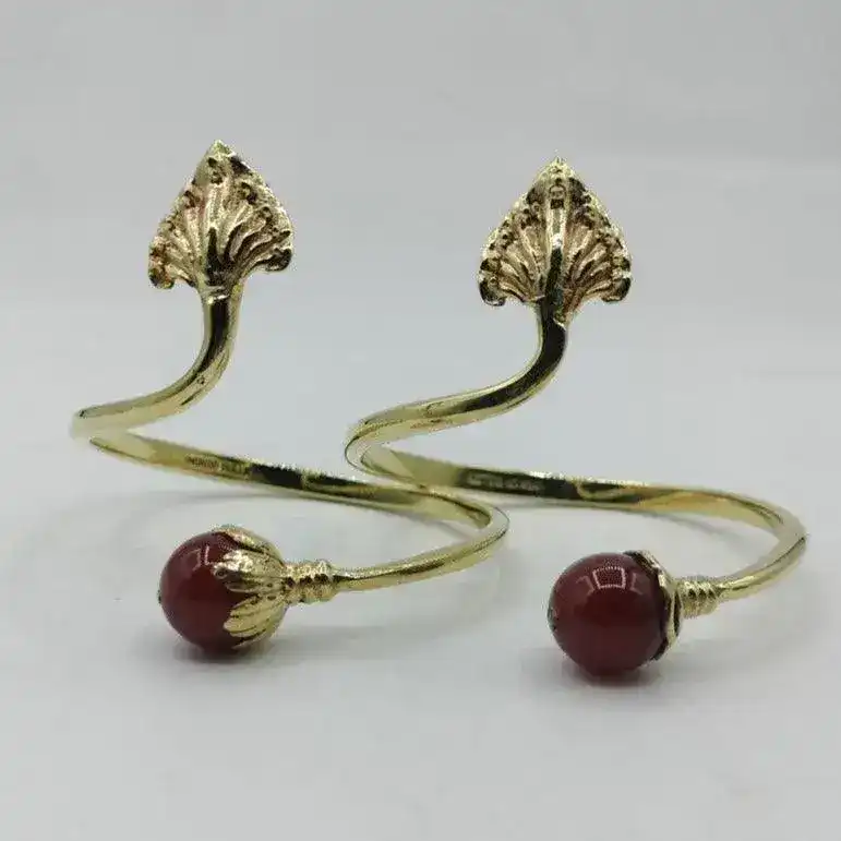 Recycled Bullet Brass Naga Bangle - Image 4