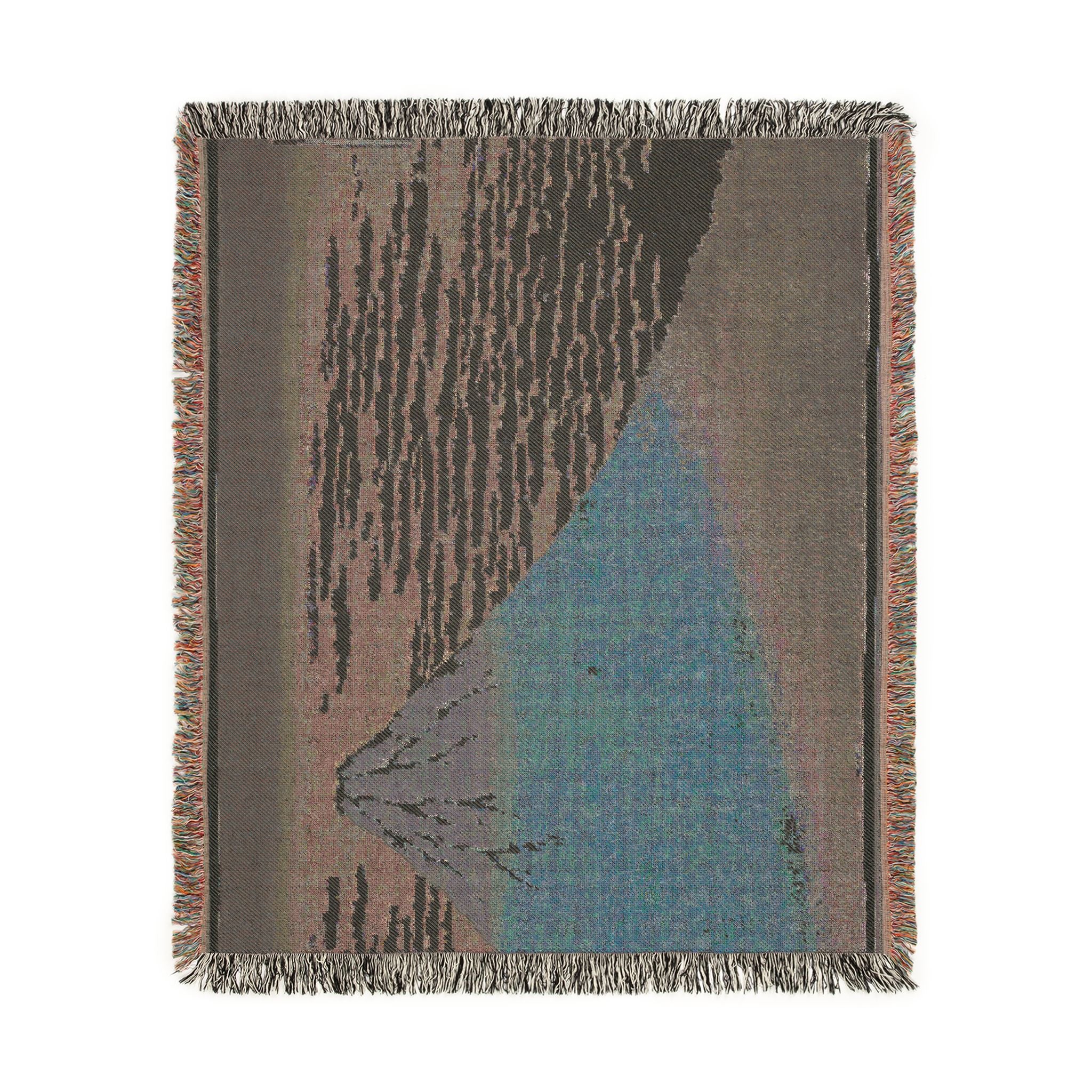 red-fuji-south-wind-clear-sky-katsushika-hokusai | Woven Tapestry Blanket - Image 9