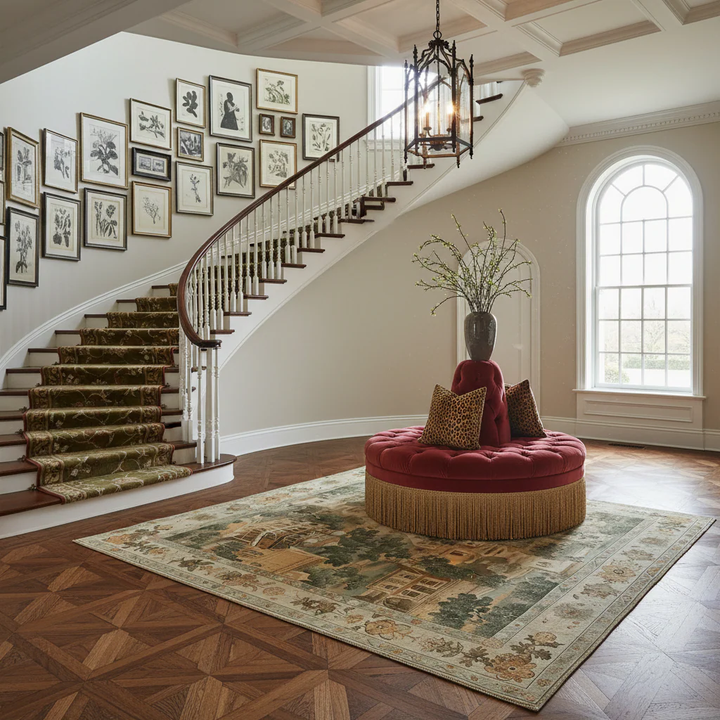 Regal Chronicles Hand Knotted Rug - Image 2
