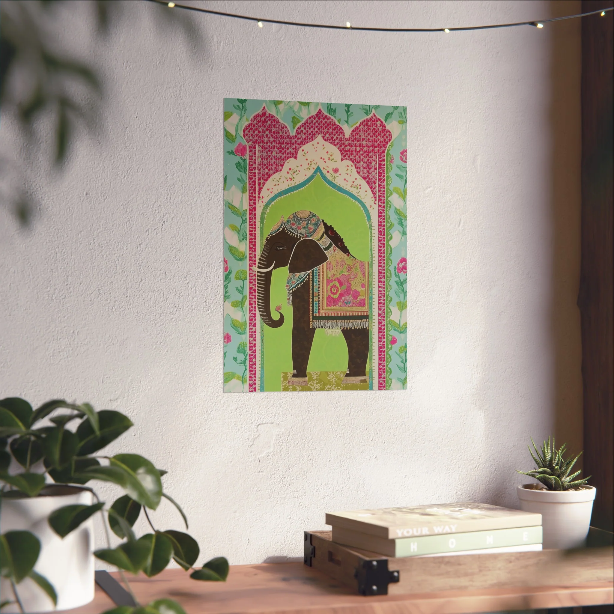 Regal Elephant Garden Fine Art Poster - Image 30
