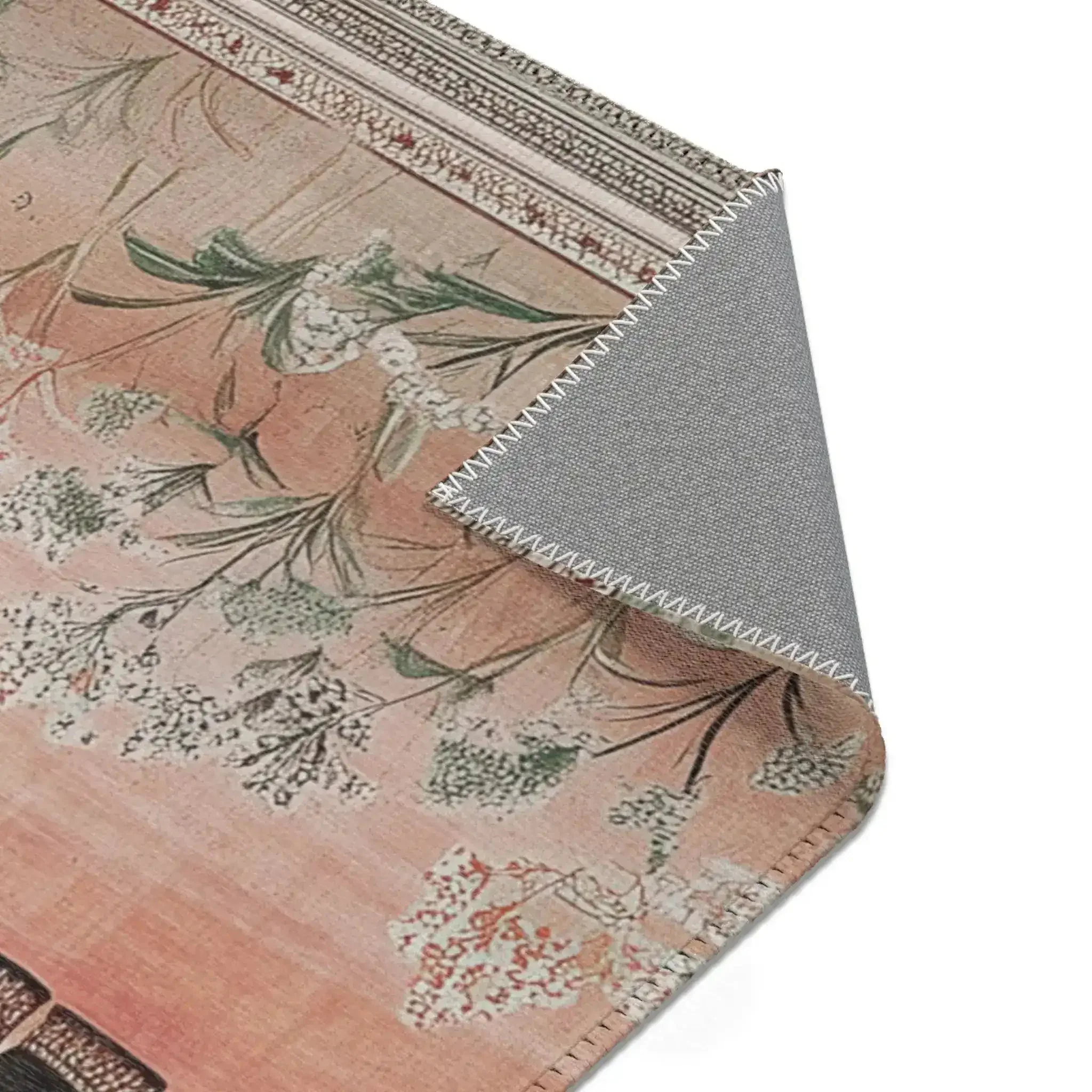Regal Elephant Procession Accent Rug - Image 8
