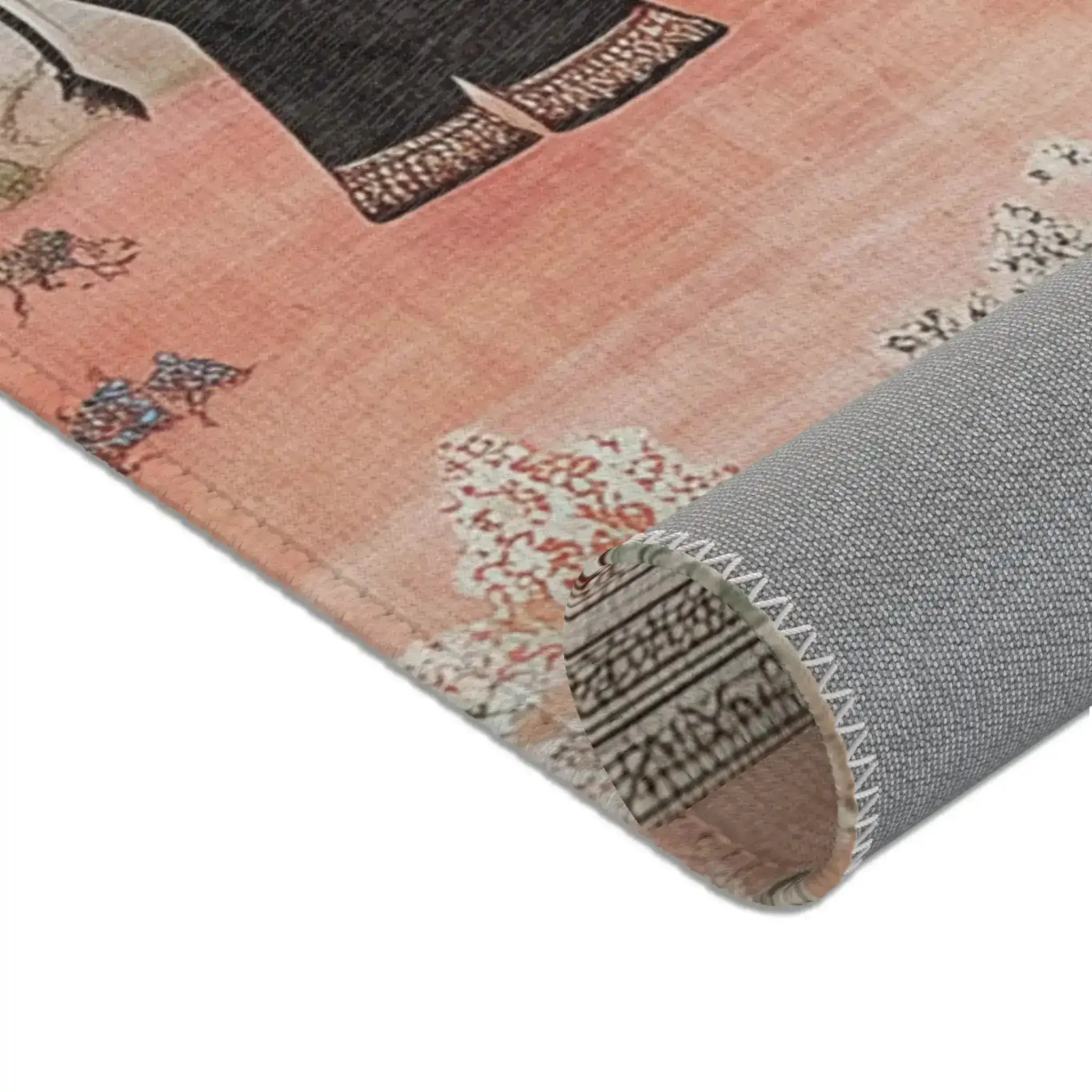 Regal Elephant Procession Accent Rug - Image 9
