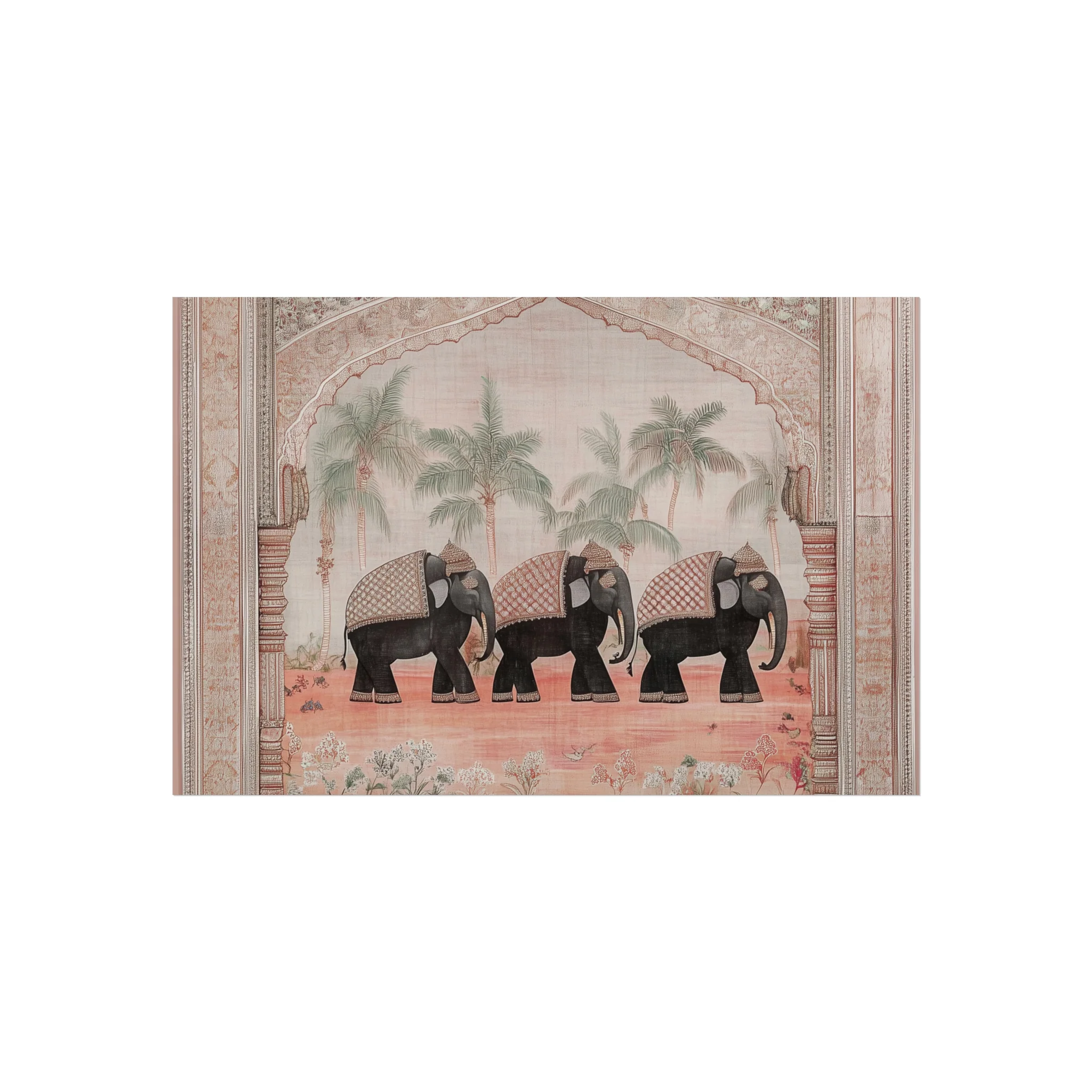Regal Elephant Procession Fine Art Poster - Image 14