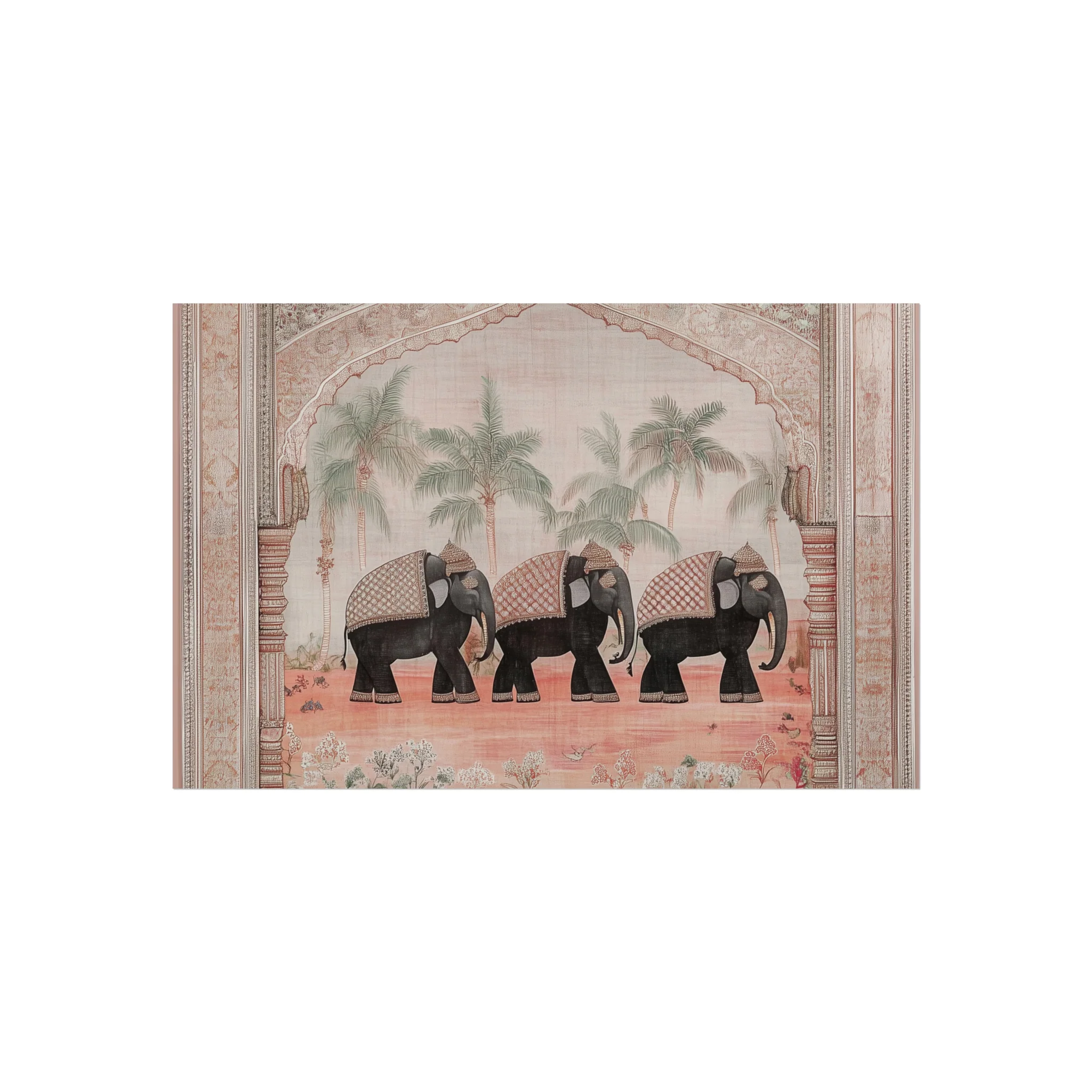 Regal Elephant Procession Fine Art Poster - Image 15