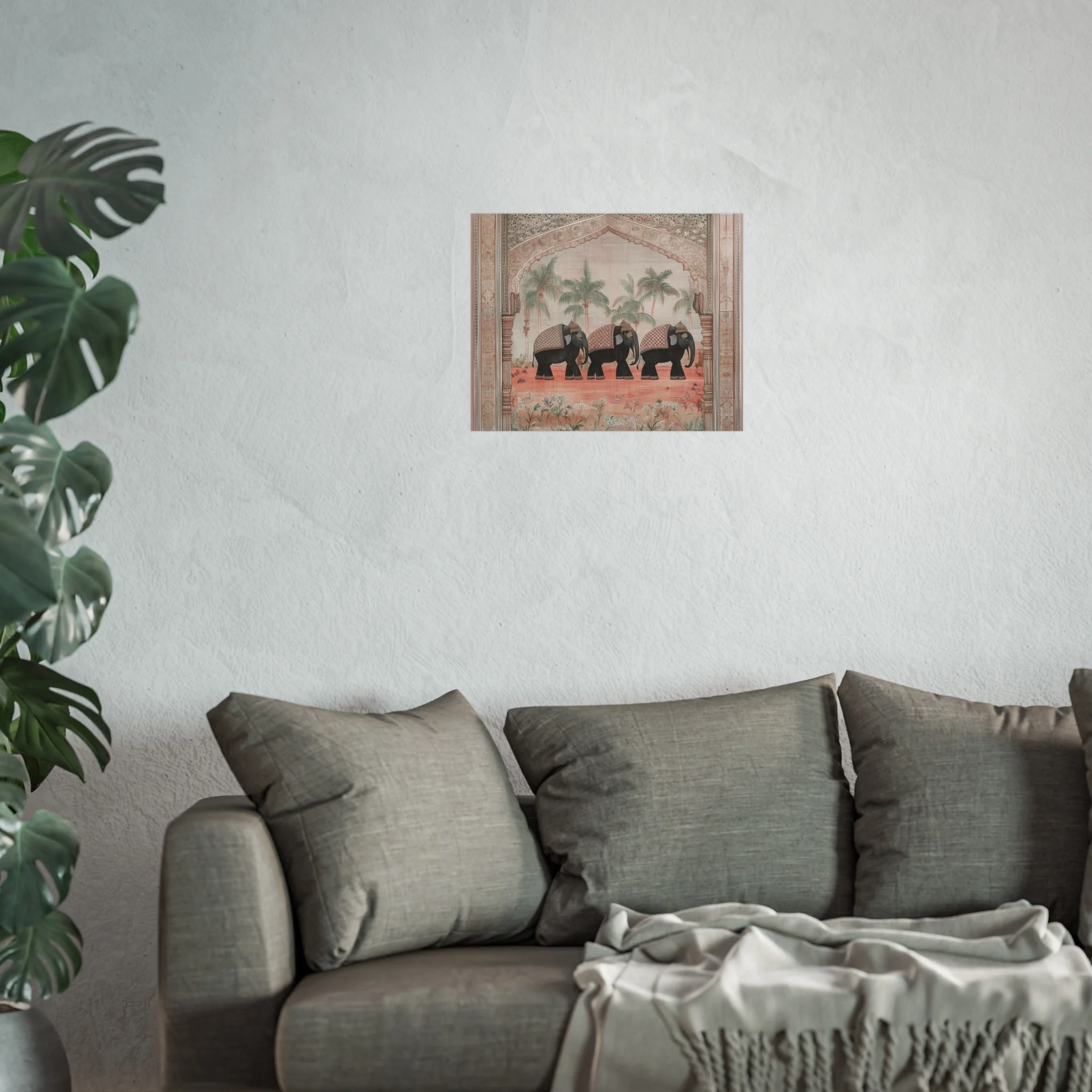Regal Elephant Procession Fine Art Poster - Image 17