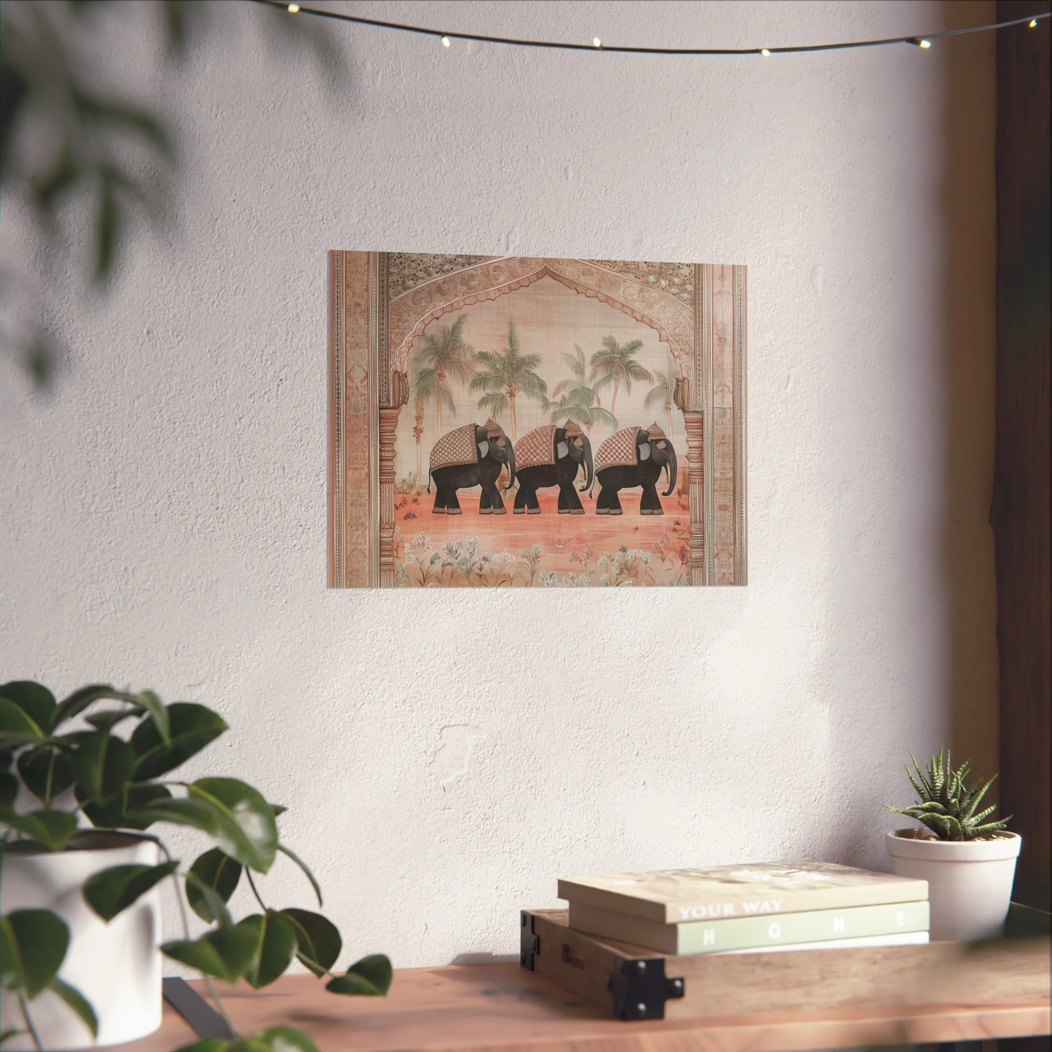 Regal Elephant Procession Fine Art Poster - Image 24