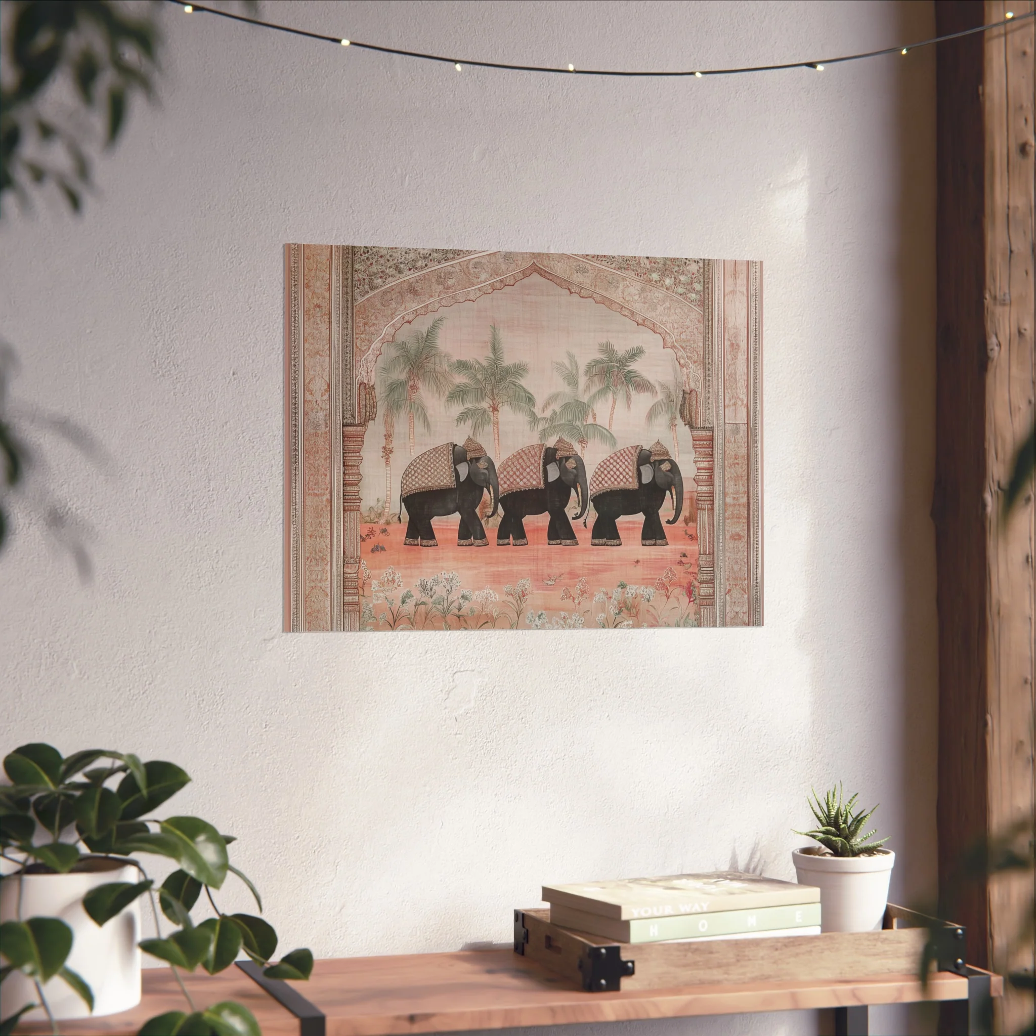 Regal Elephant Procession Fine Art Poster - Image 26