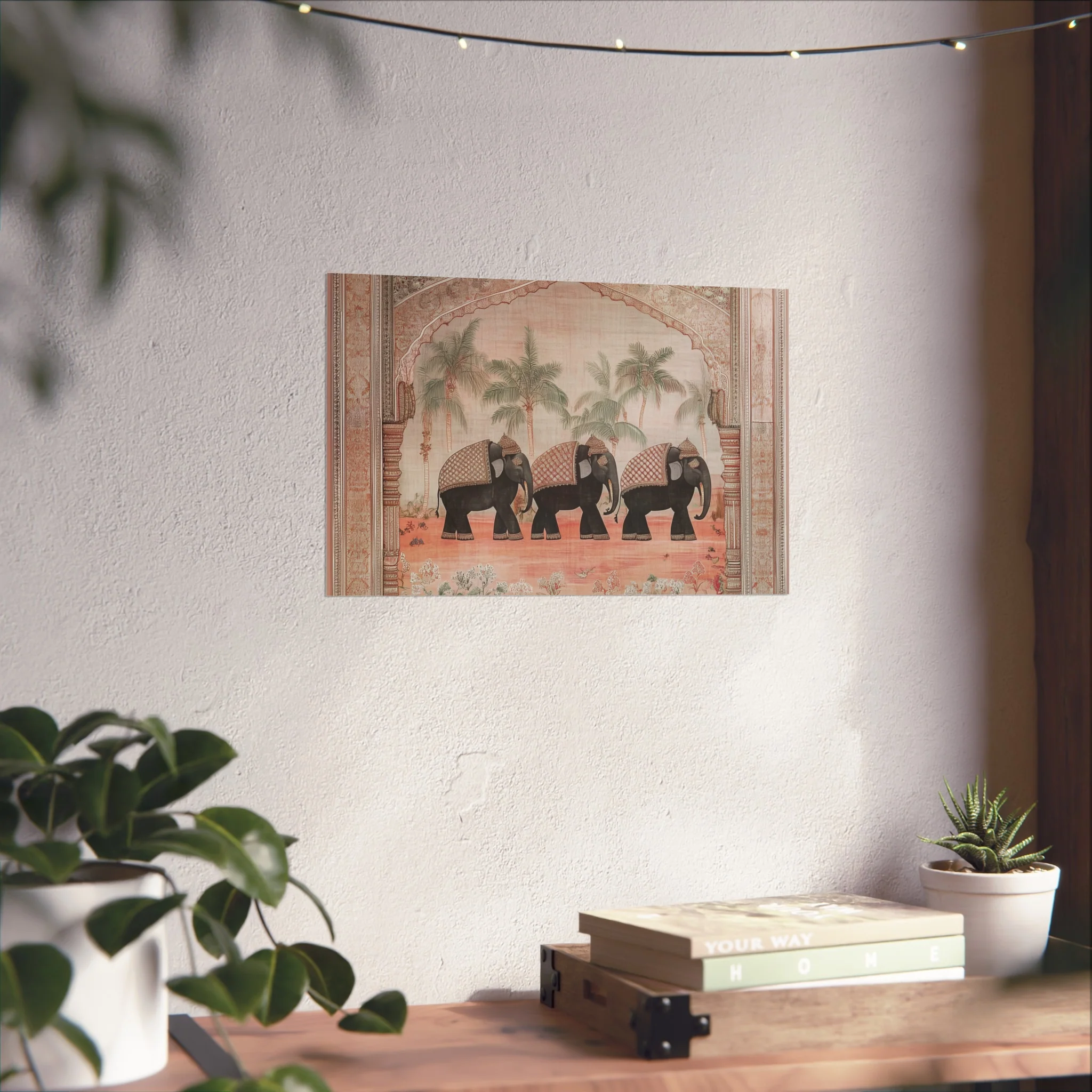 Regal Elephant Procession Fine Art Poster - Image 34
