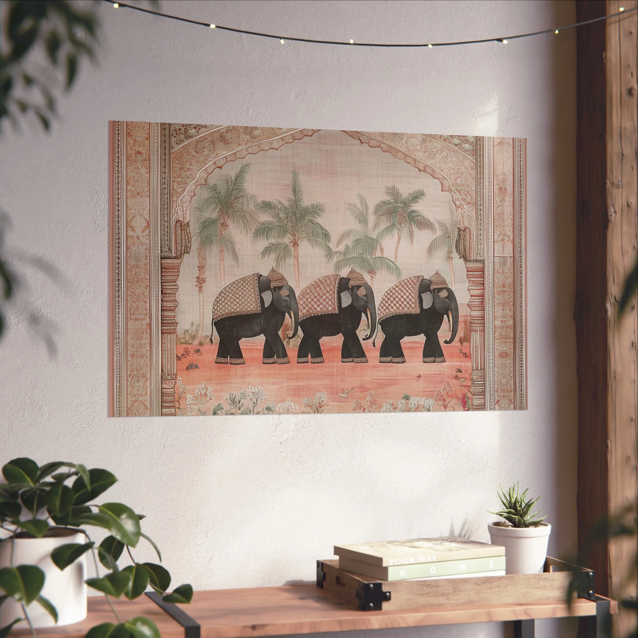 Regal Elephant Procession Fine Art Poster - Image 42
