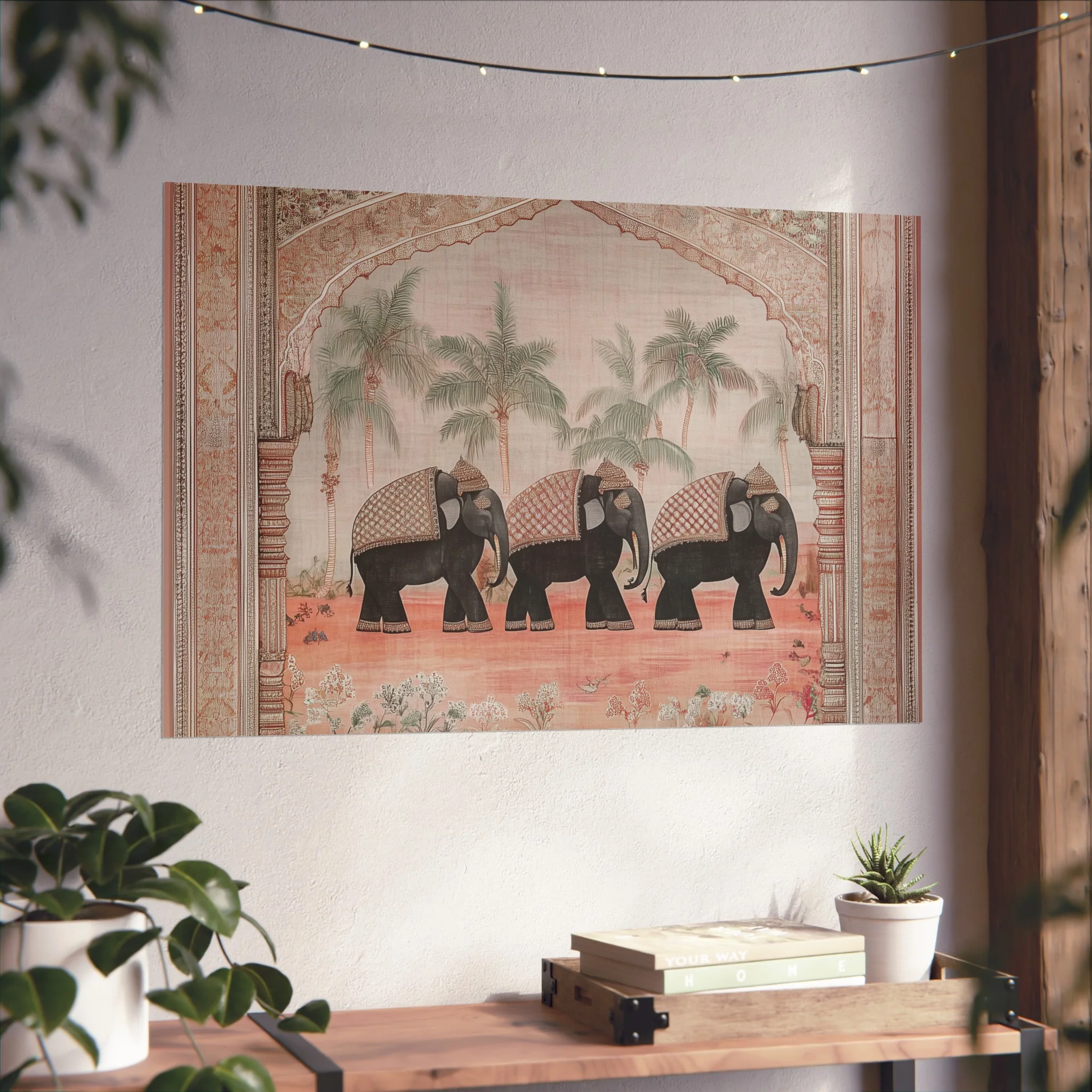 Regal Elephant Procession Fine Art Poster - Image 44