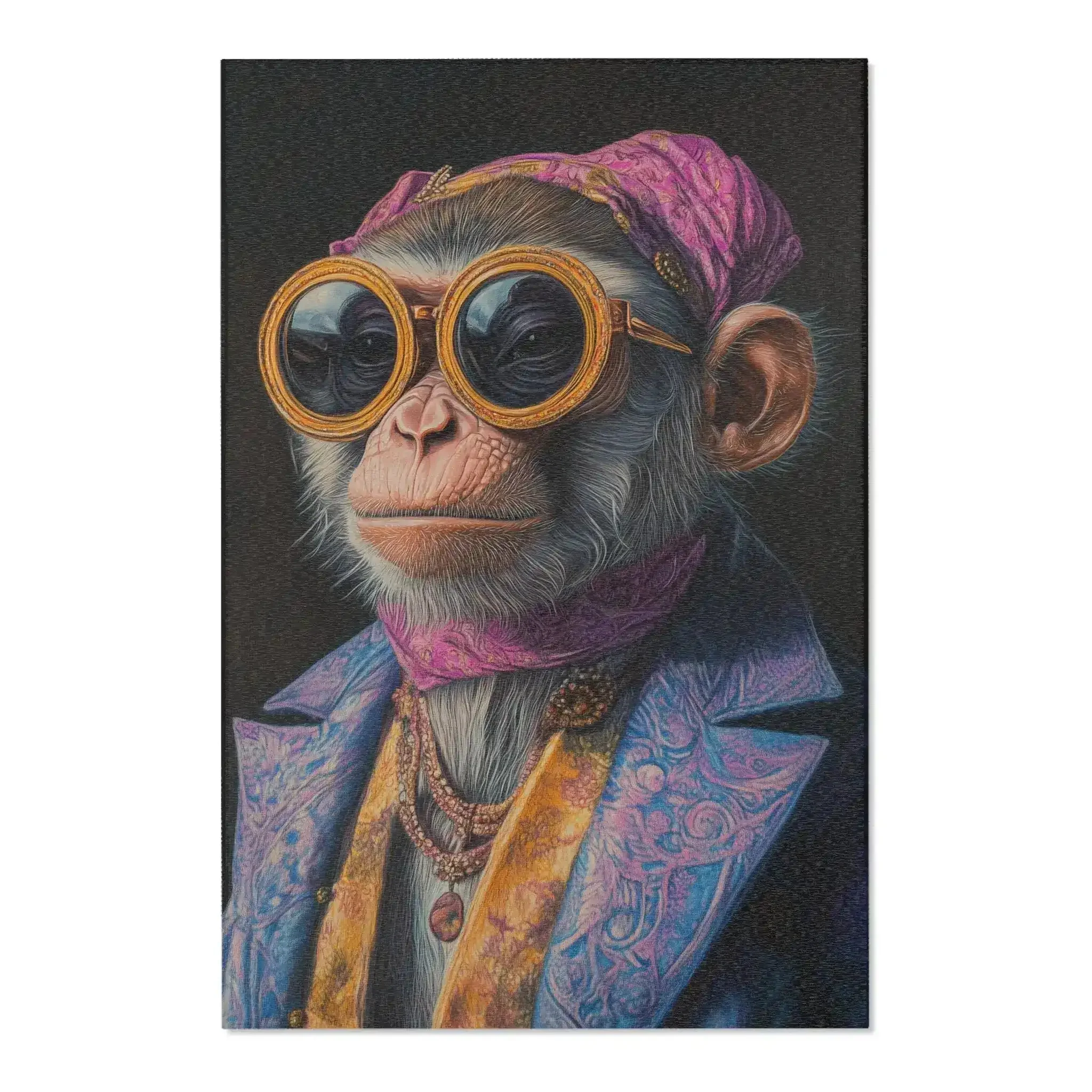Regal Rebel Couture Monkey Accent Rug - Image 3