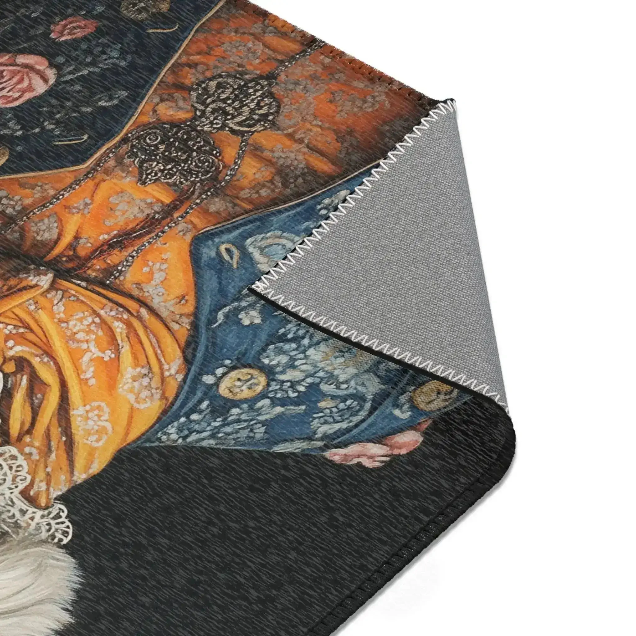Regal Renaissance Pup Couture Dog Art Accent Rug - Image 6