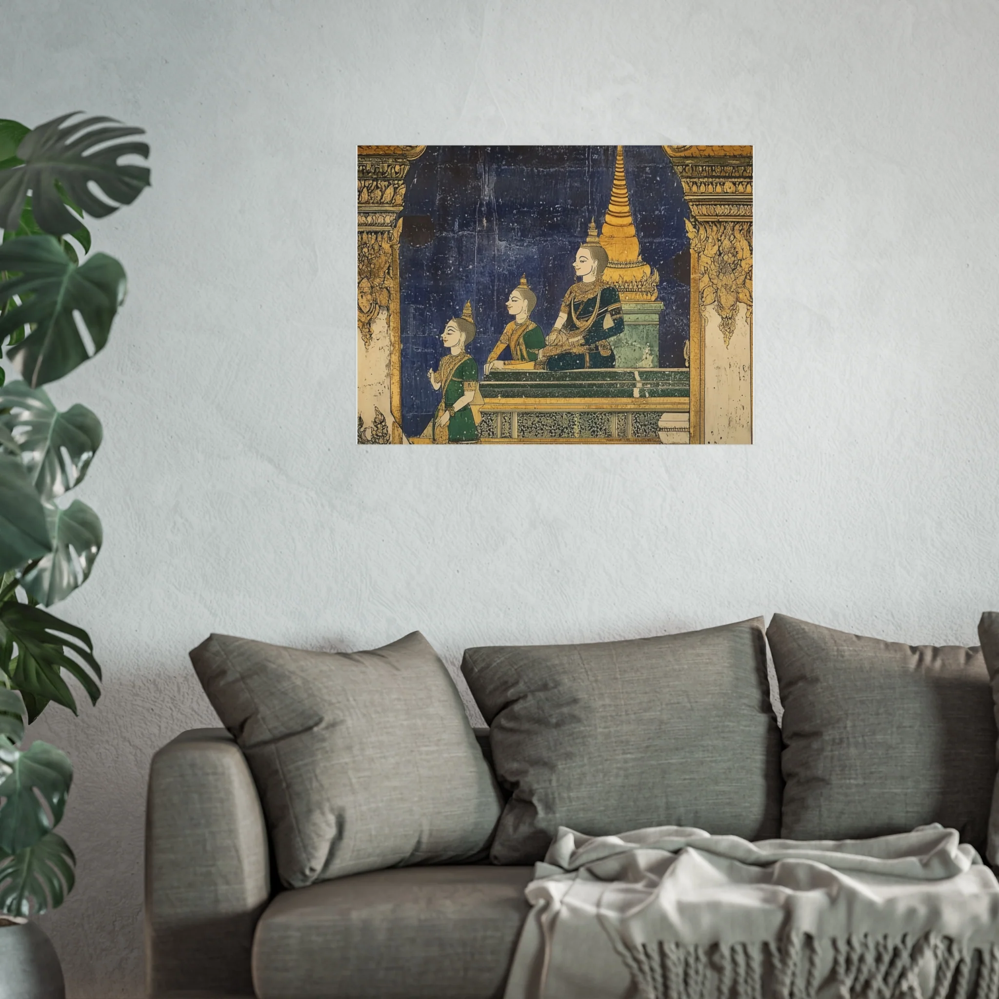 Regal Thai Mural Fine Art Poster - Image 27
