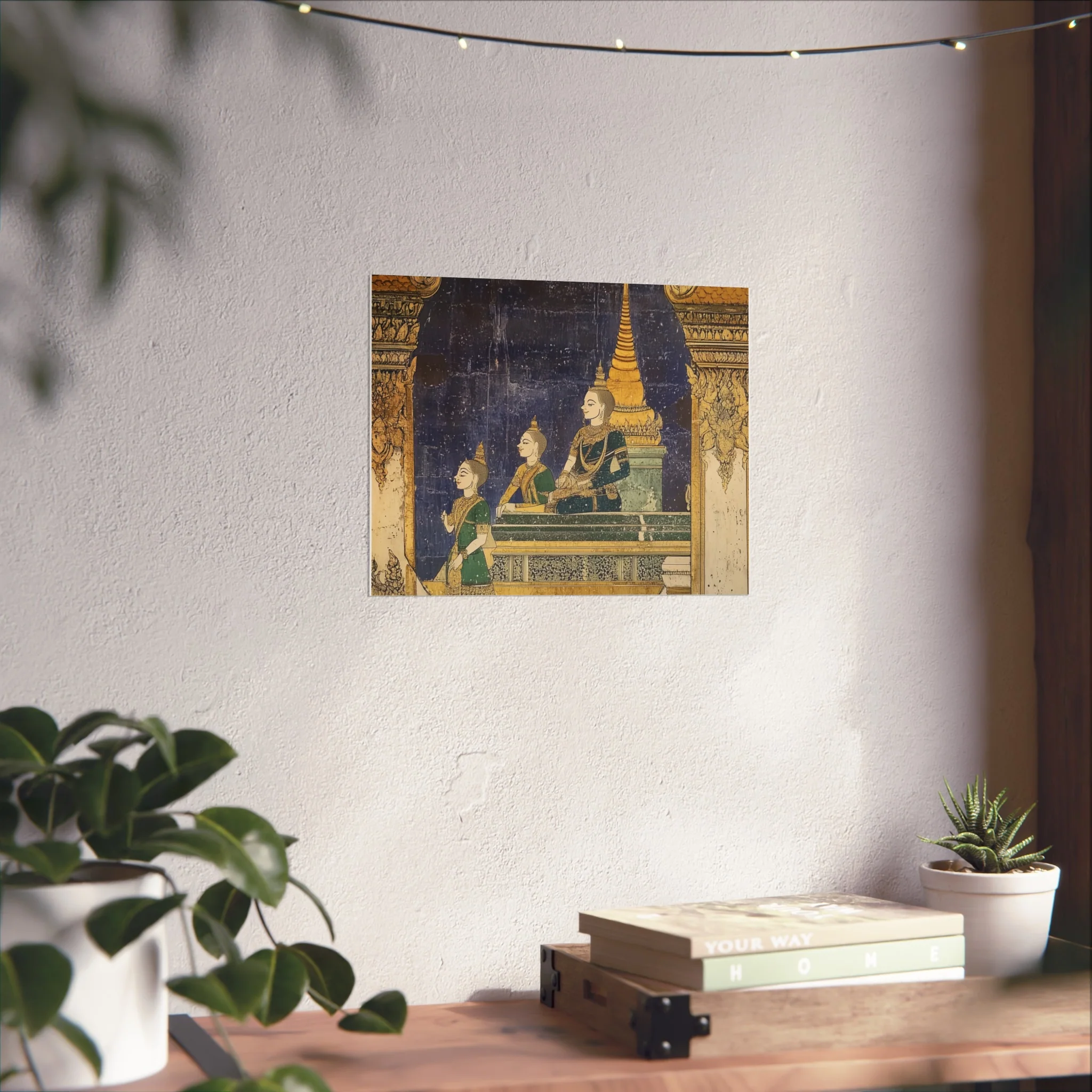 Regal Thai Mural Fine Art Poster - Image 32