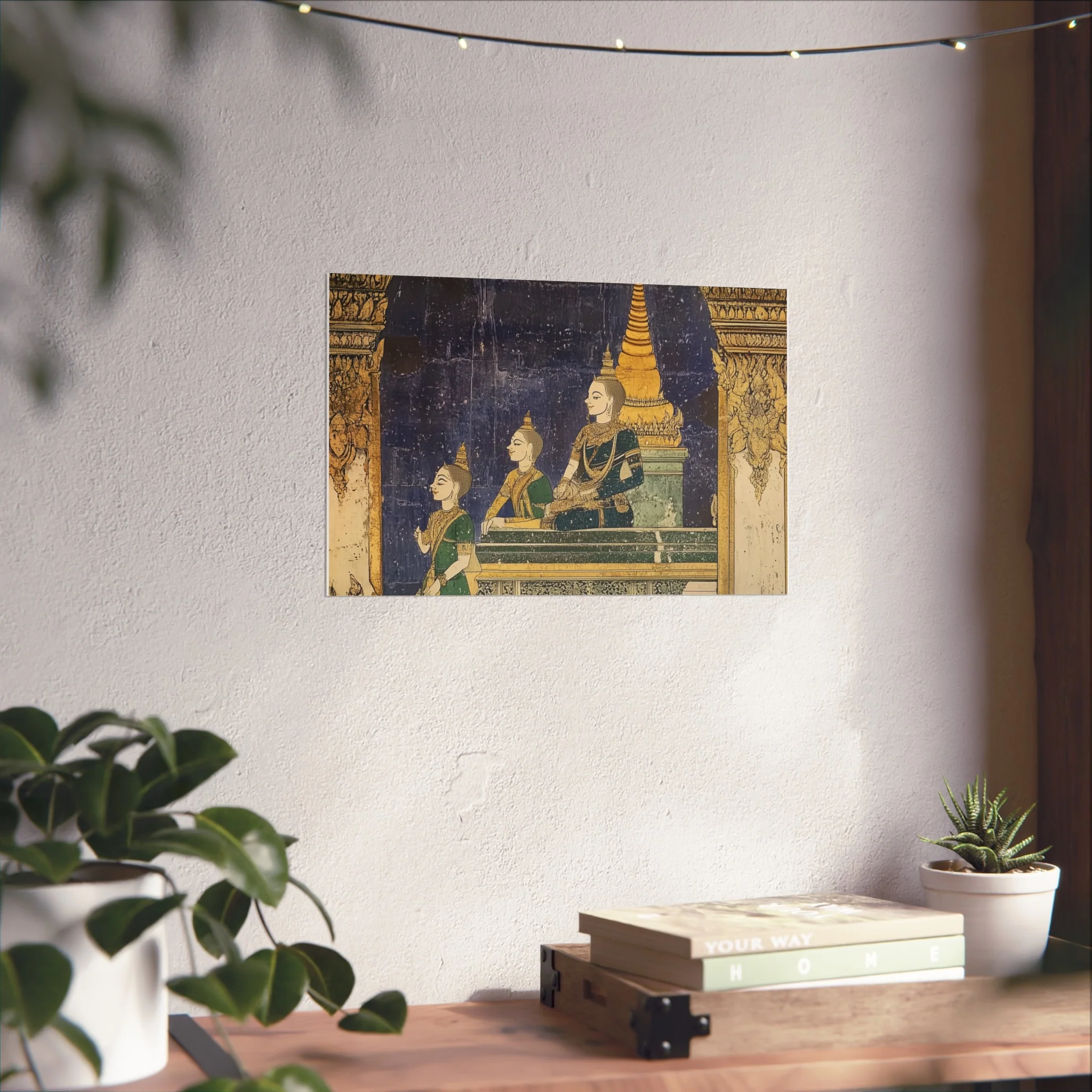 Regal Thai Mural Fine Art Poster - Image 34