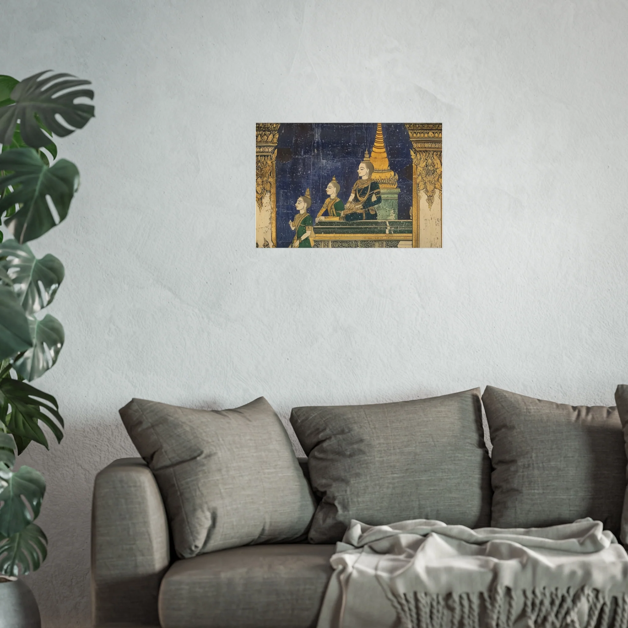 Regal Thai Mural Fine Art Poster - Image 37