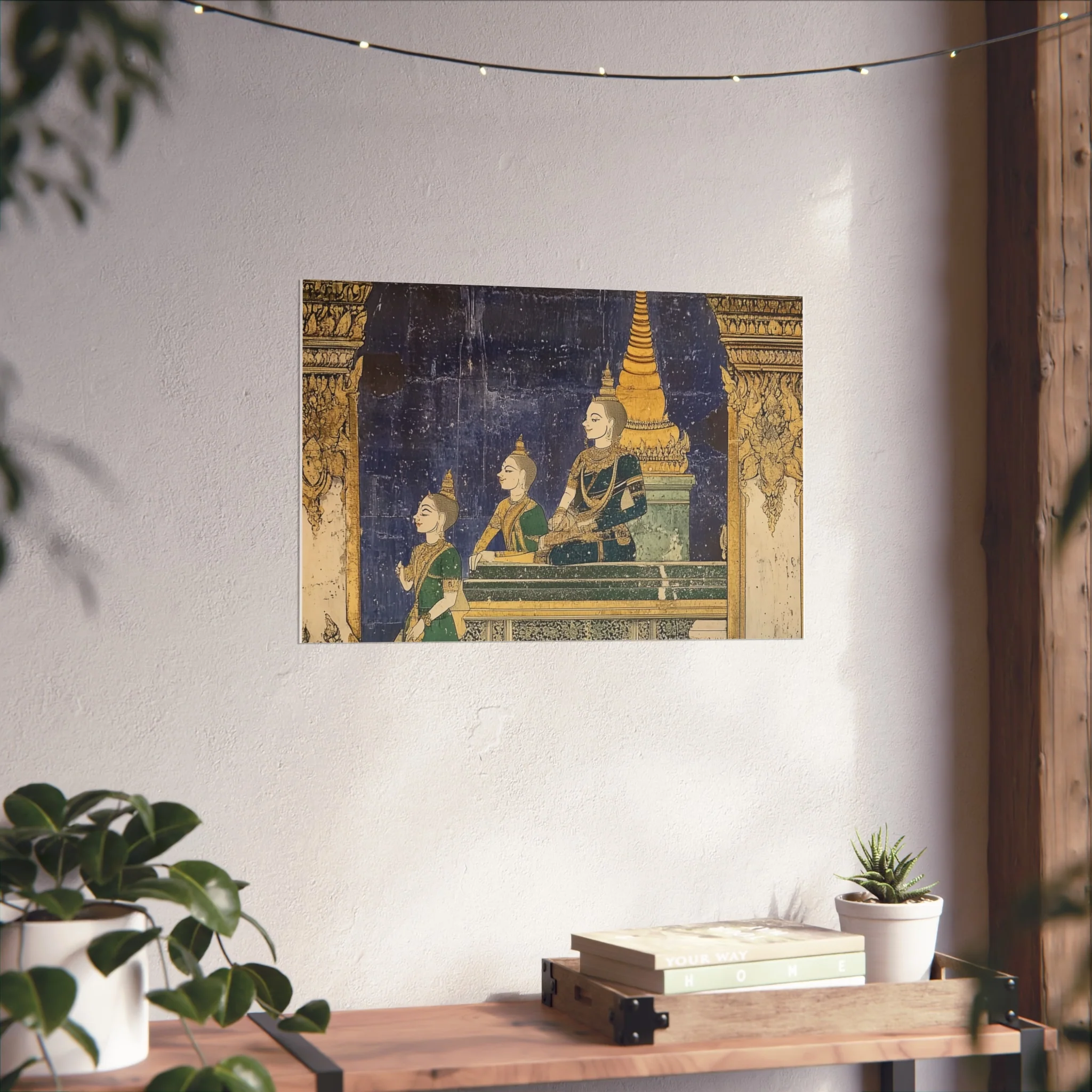 Regal Thai Mural Fine Art Poster - Image 38