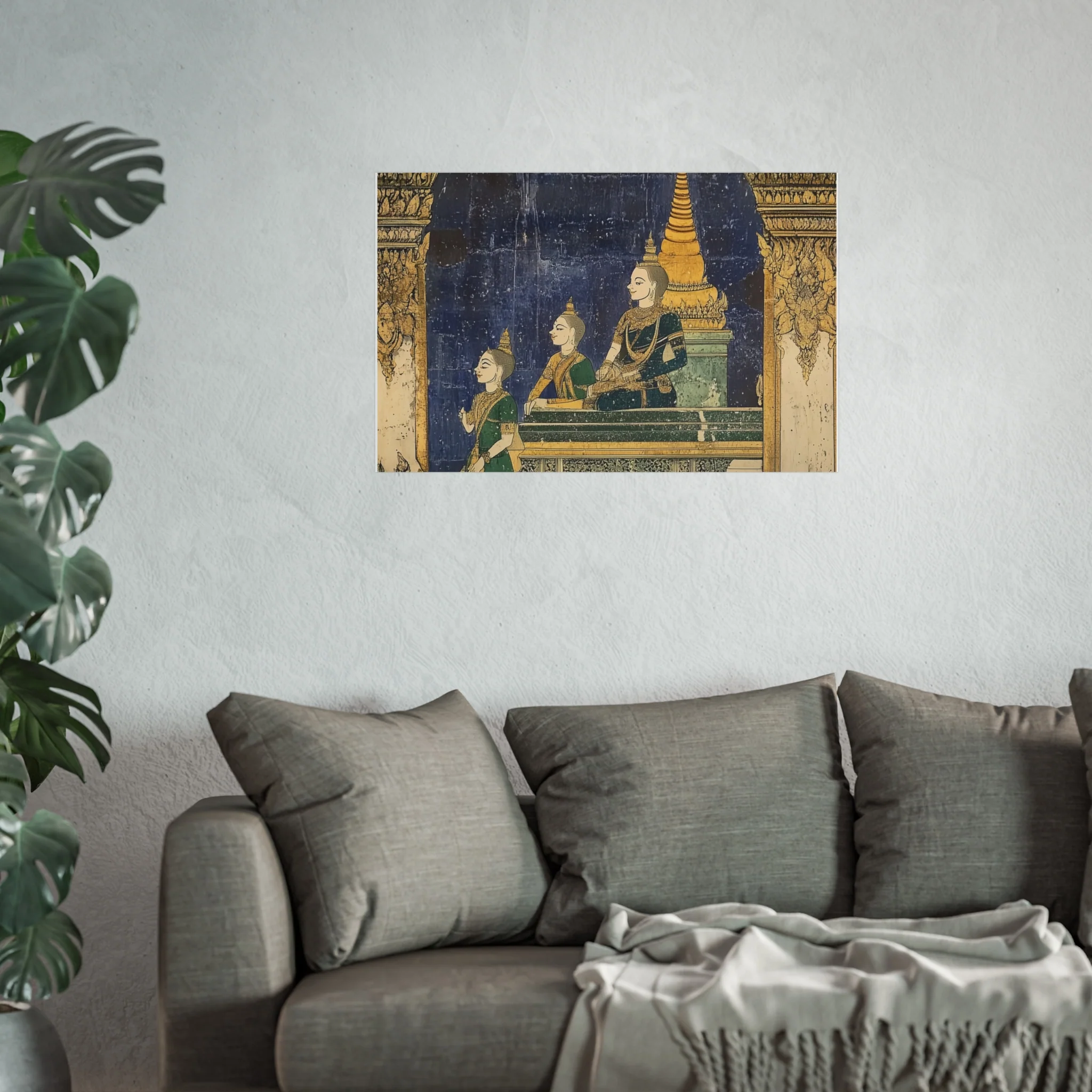 Regal Thai Mural Fine Art Poster - Image 41