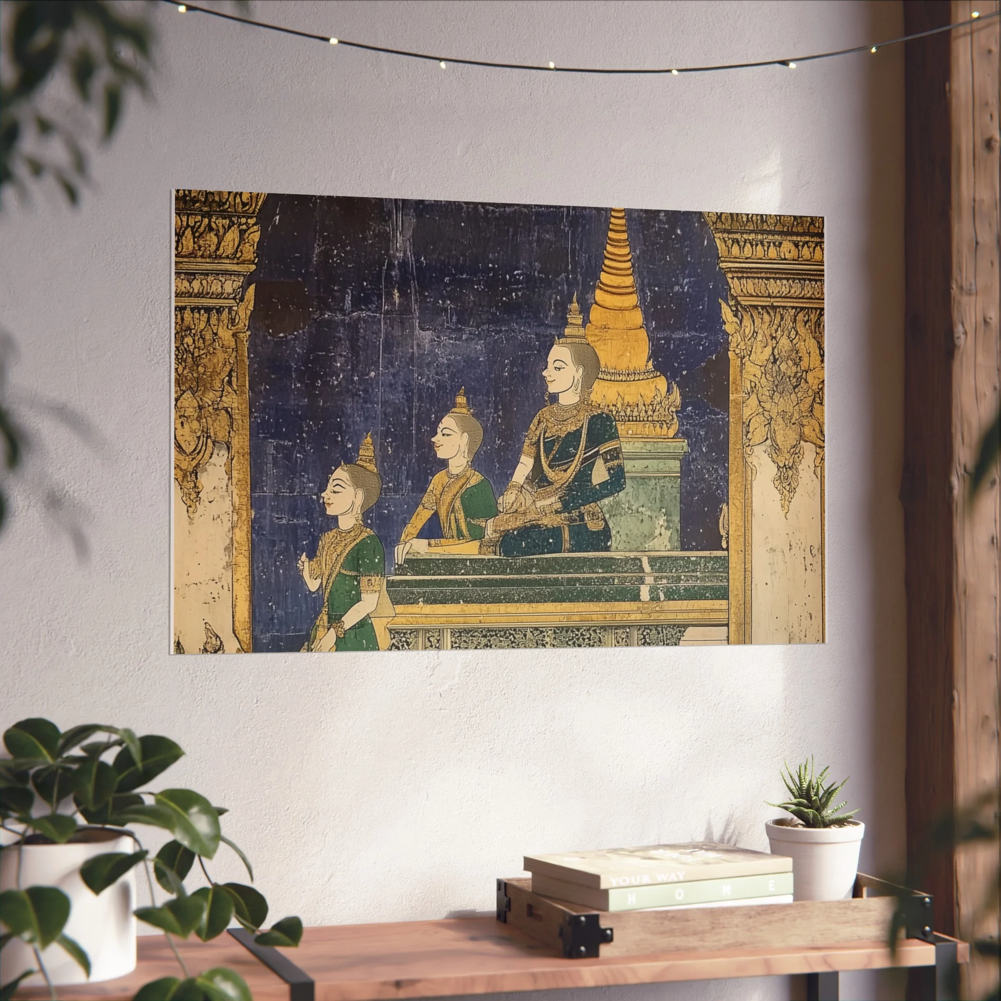 Regal Thai Mural Fine Art Poster - Image 42