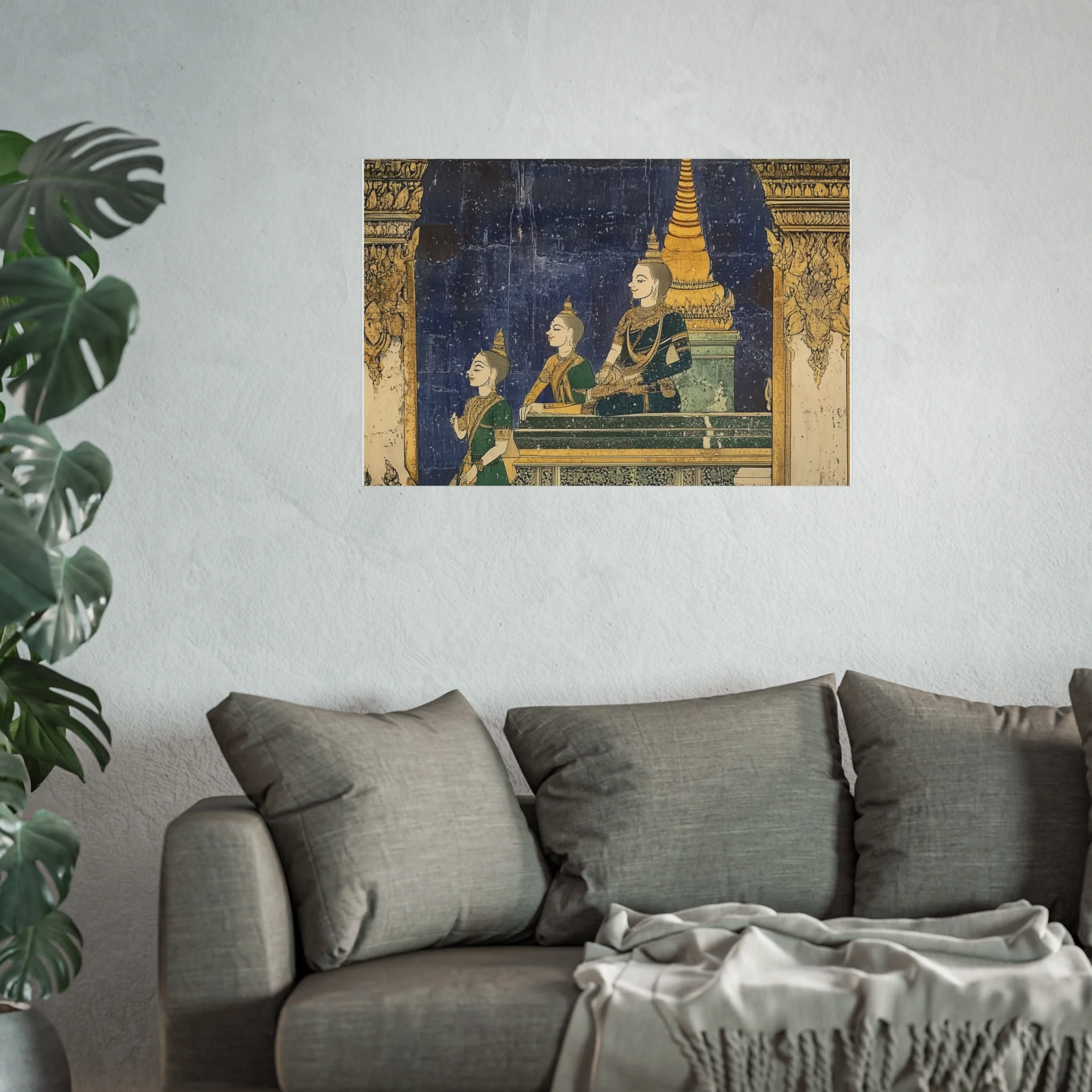 Regal Thai Mural Fine Art Poster - Image 43