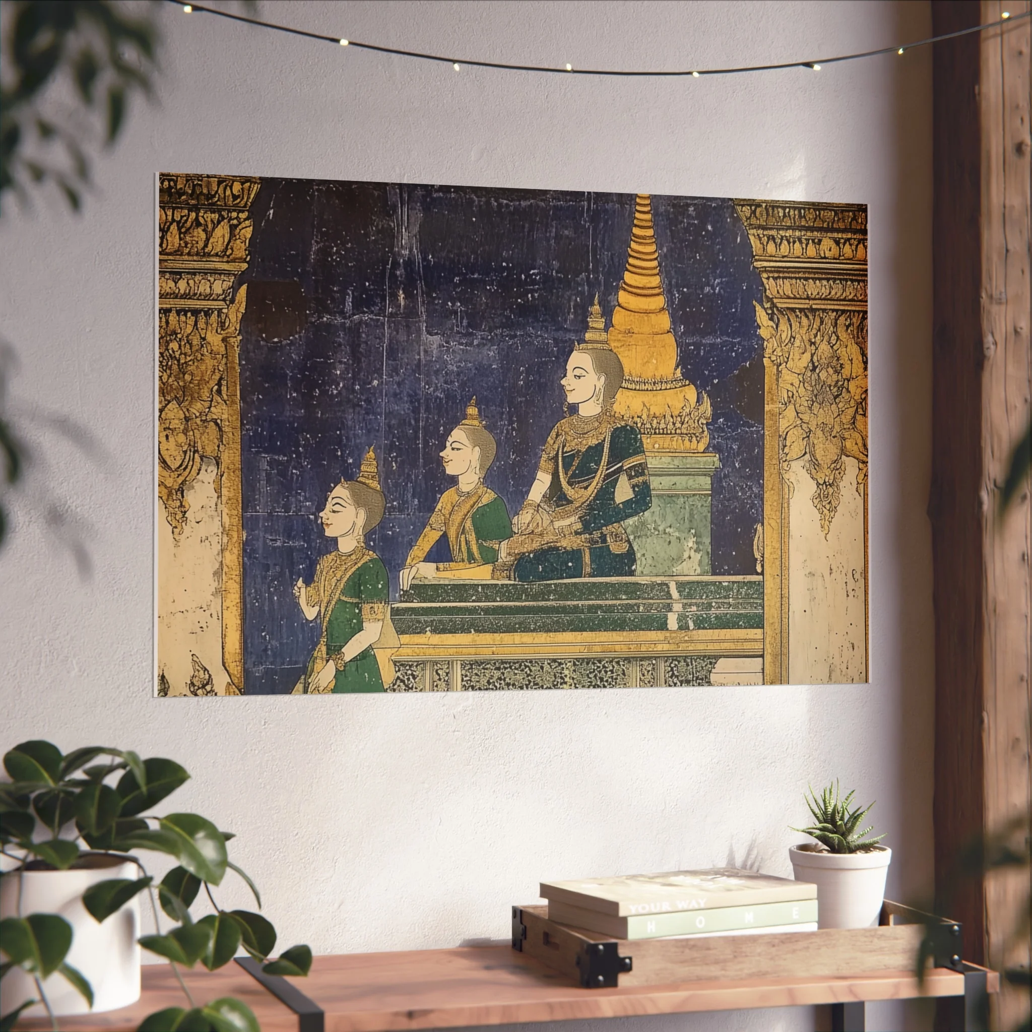 Regal Thai Mural Fine Art Poster - Image 44