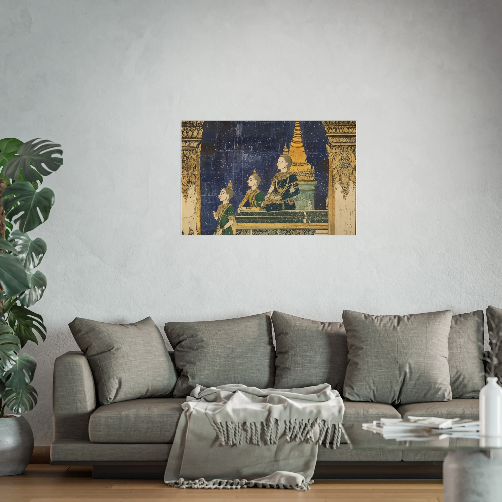Regal Thai Mural Fine Art Poster - Image 45