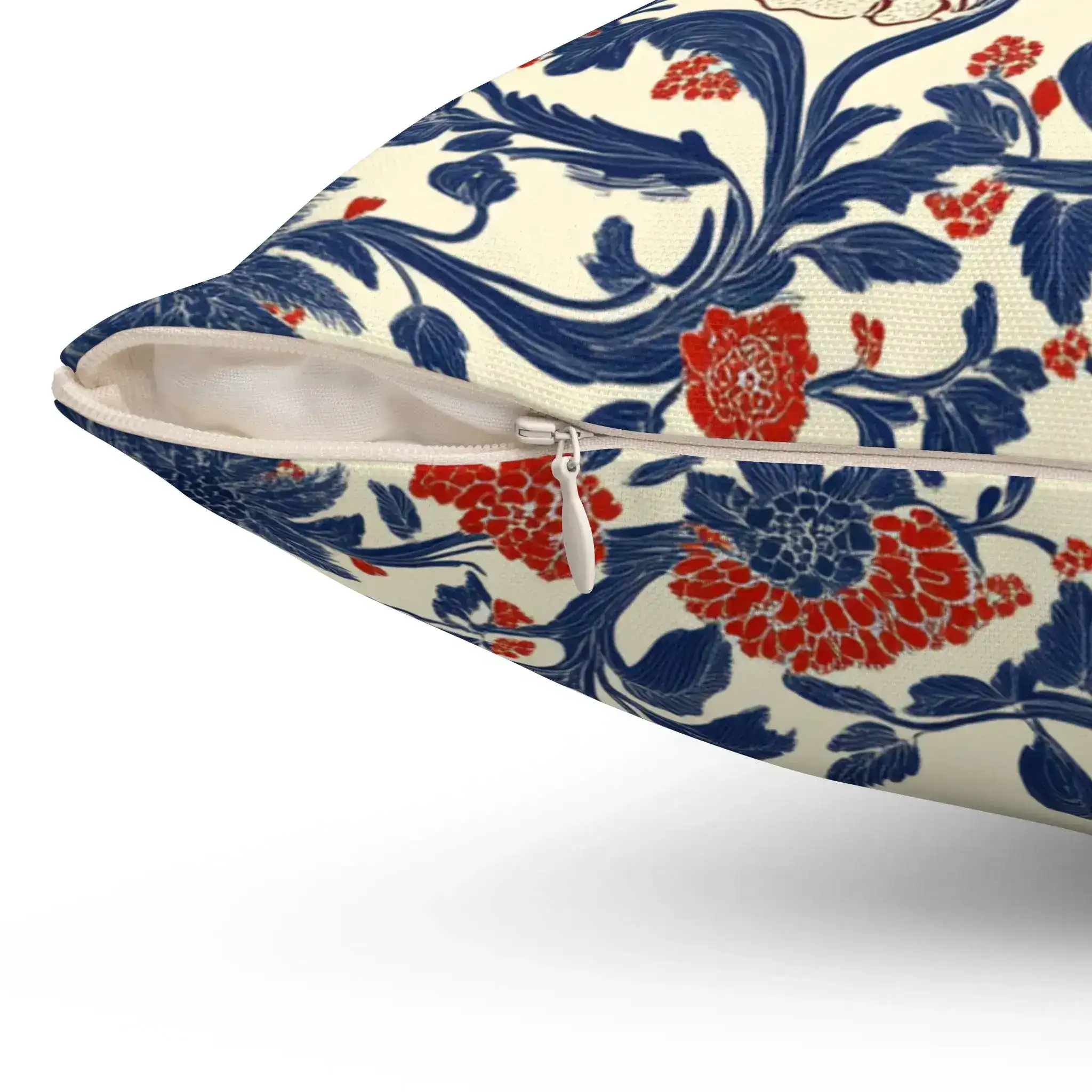 Regal Tiger Floral Throw Pillow - Image 8