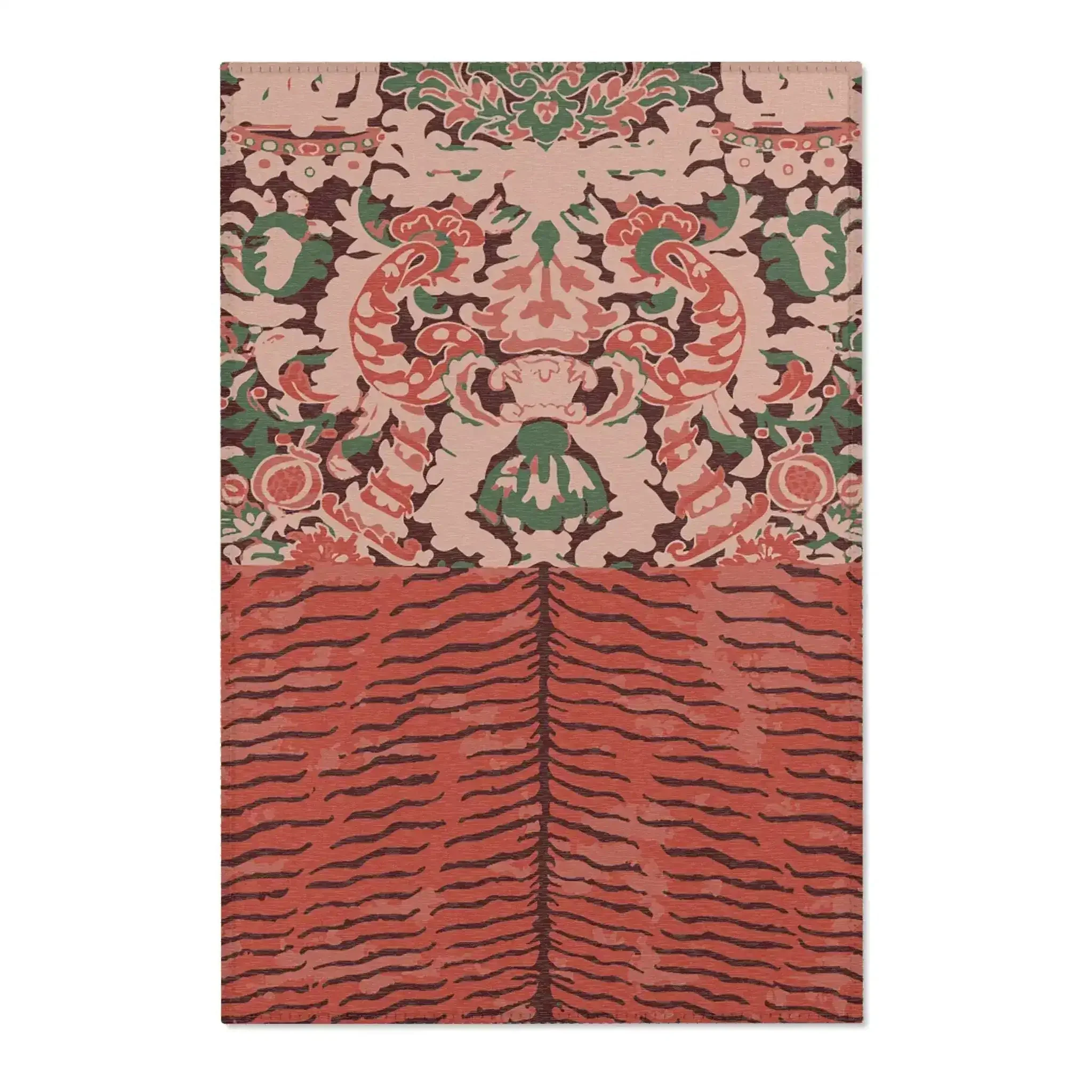 Regal Tiger Tapestry Accent Rug - Image 2
