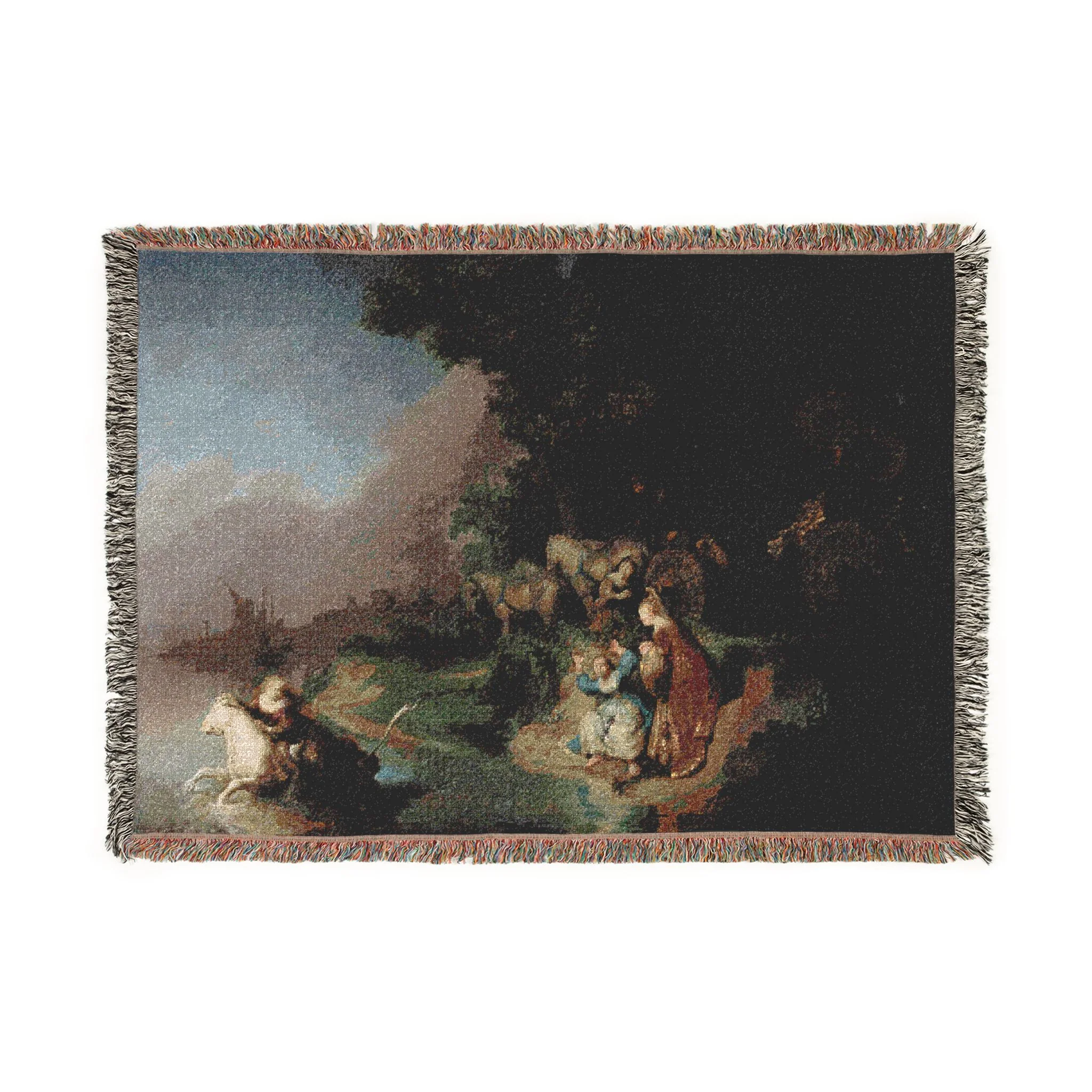 Rembrandt Harmensz. van Rijn - The Abduction of Europa - Google Art Project | Woven Tapestry Blanket