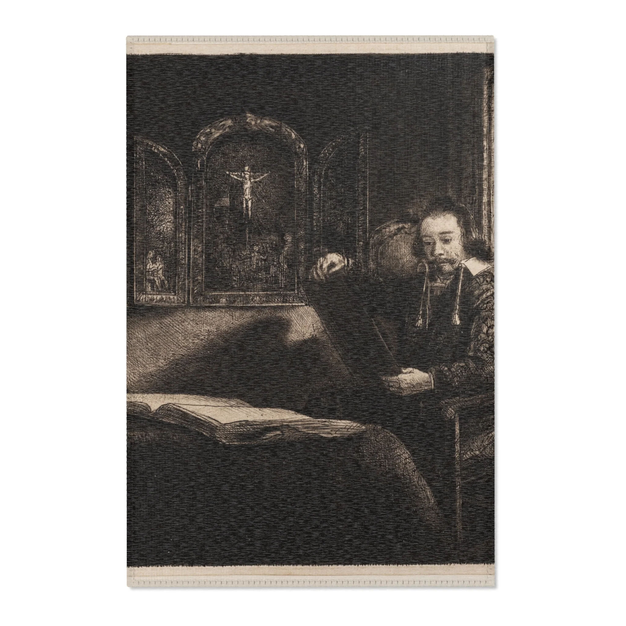Rembrandt van Rijn - Abraham Francen, Apothecary | Area Rug